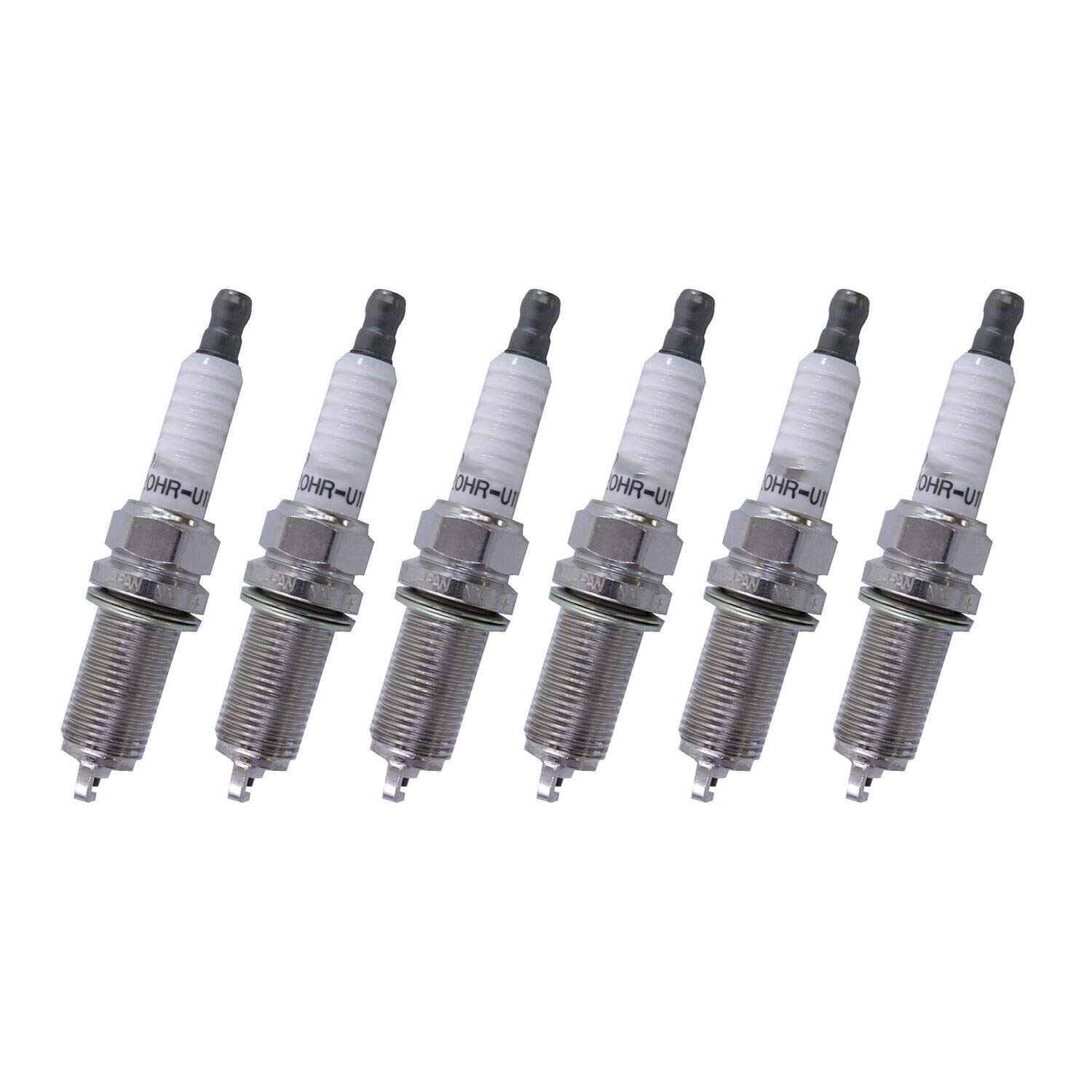 6 Pack Standard Spark Plugs K20HRU11 3381 - Compatible with Most Vehicles, Ideal for Engine Maintenance & Performance Tuning