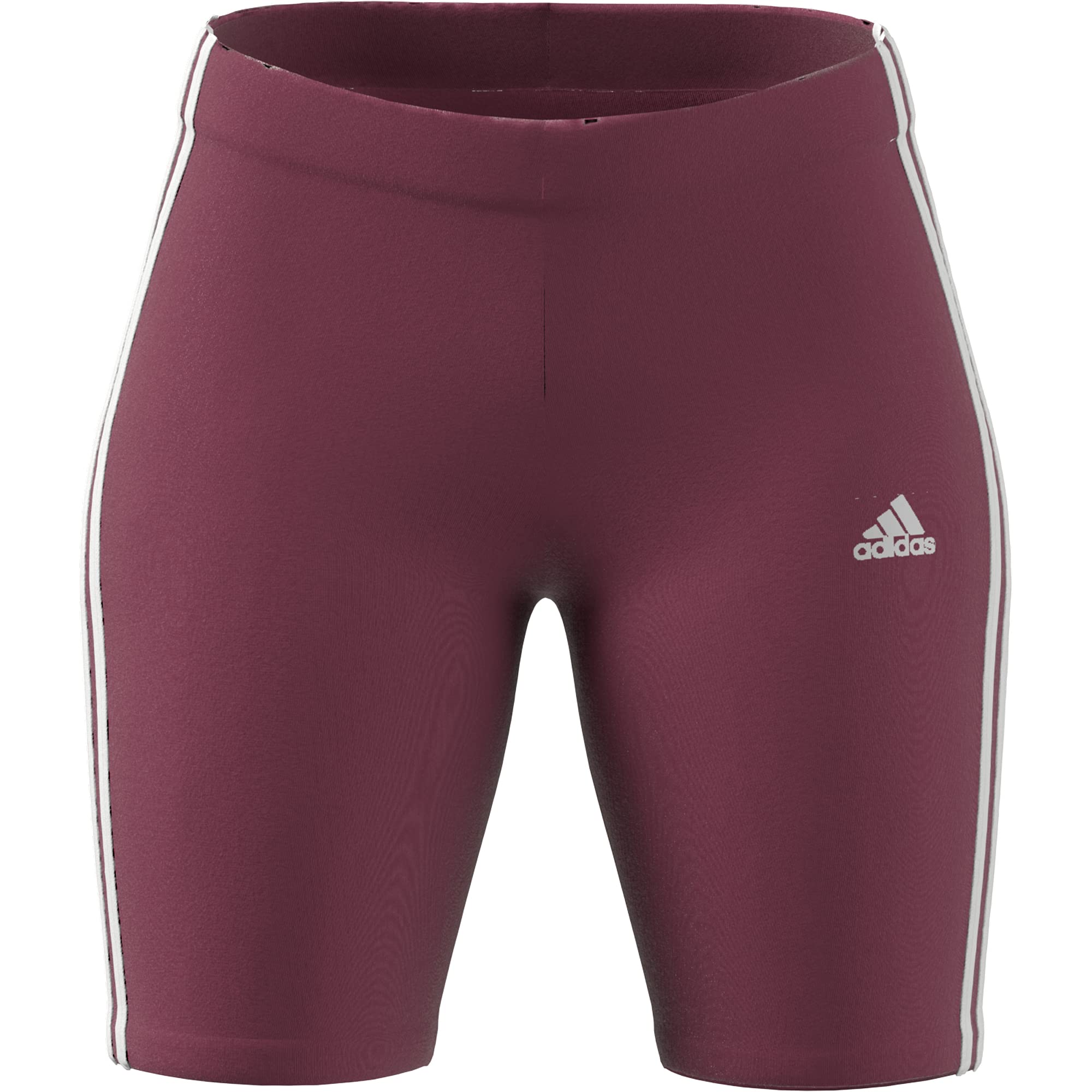 Adidas Women's Essentials Bike Shorts - High Waisted Workout Shorts for Running, Yoga & Gym - Breathable & Comfortable Activewear