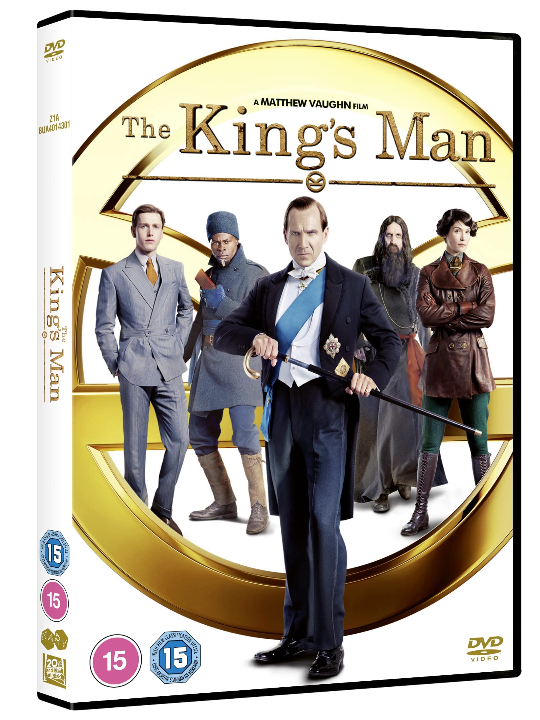 The King's Man [DVD] - Action Spy Movie, Starring Ralph Fiennes - Perfect for Movie Nights & Home Entertainment Collections