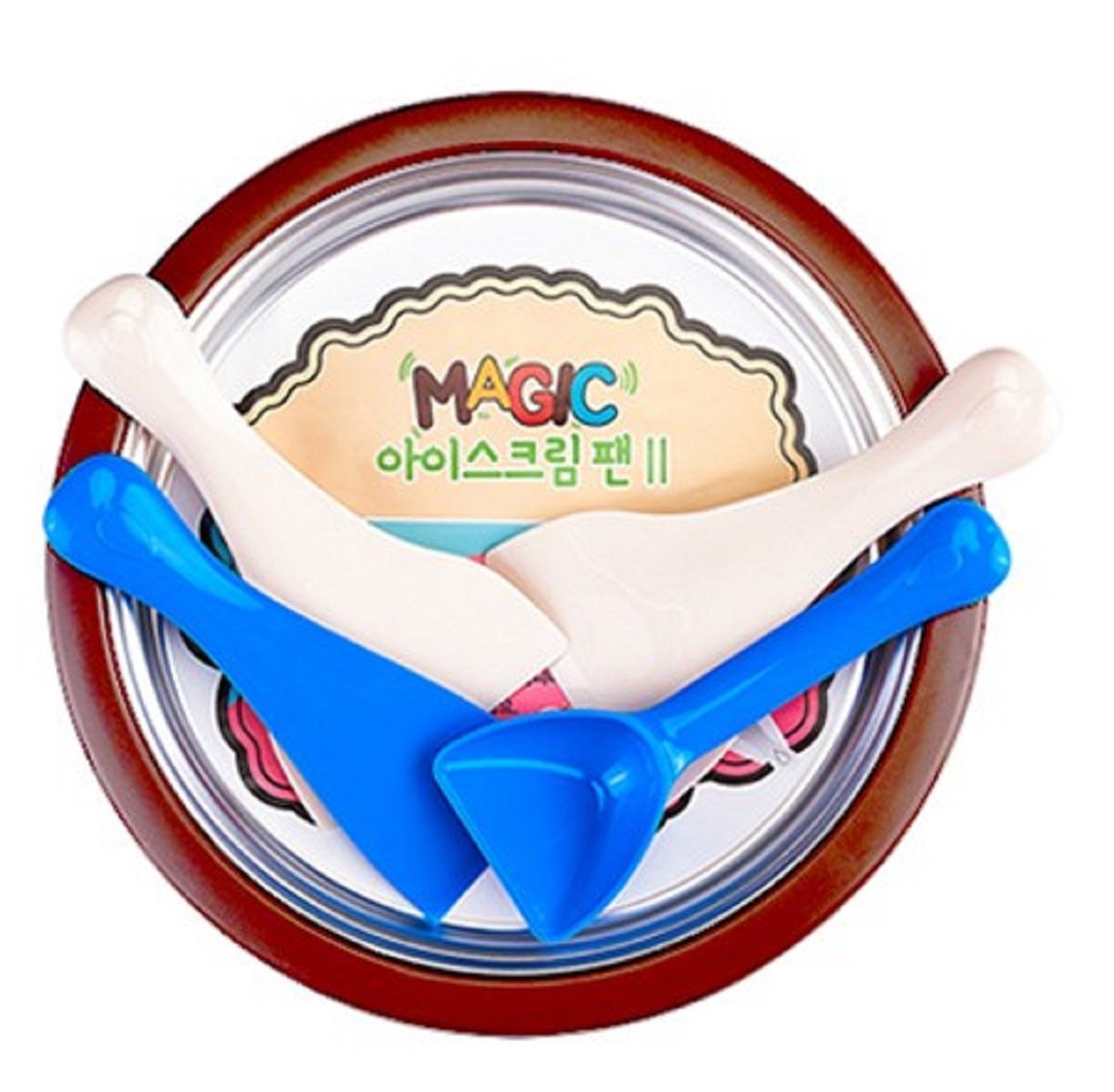 Chef Lee Magic Ice Cream Pan - No Power Needed Ice Cream Maker for Kids with High Low-Temperature Conductivity | Perfect for Summer Treats, Birthday Parties & Family Fun