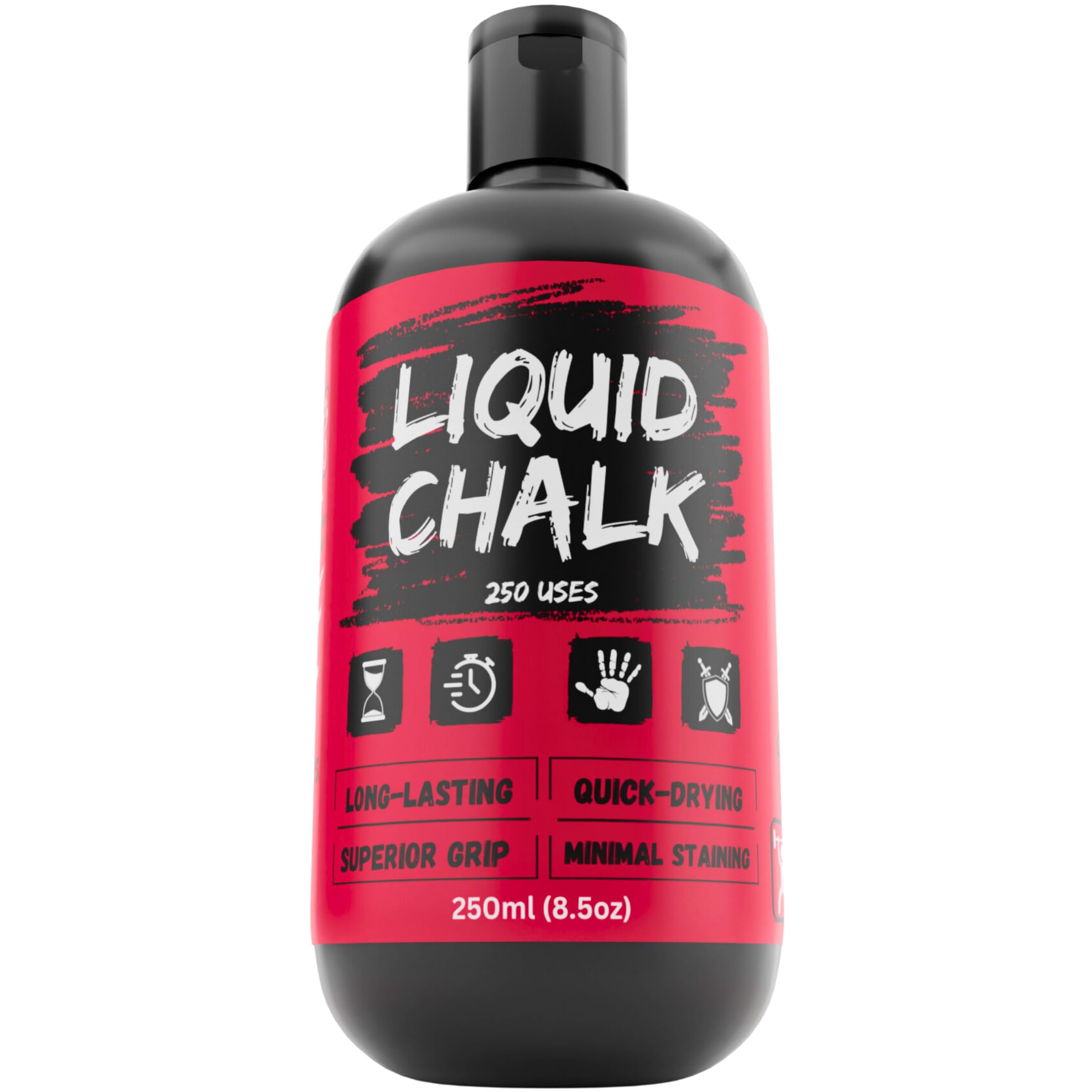 PowerGrip Liquid Chalk - Best Grip Enhancer for Gym, Weightlifting, Rock Climbing & Powerlifting | Long-Lasting Non-Messy Gymnastics Chalk for Stronger Hold | Perfect for CrossFit, Bouldering & Strength Training Workouts