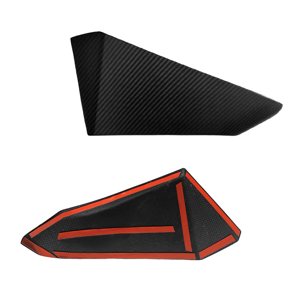Premium Real Carbon Fiber Tesla Cybertruck Wheel Fairings (Mud Flaps) Overlay Kit - Durable Exterior Upgrade for Enhanced Style & Protection - Perfect for Off-Roading, Daily Driving & Car Shows