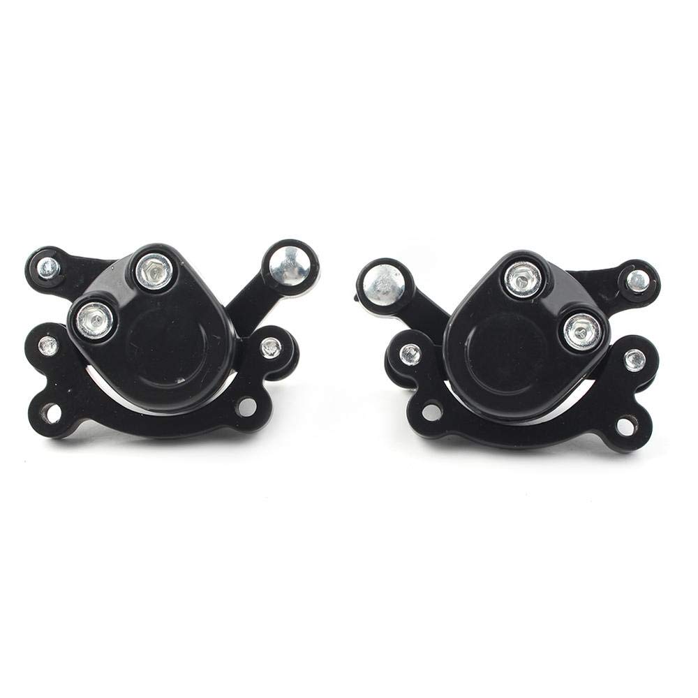 High-Performance Three T Motorcycle Front & Rear Disc Brake Caliper Pads - Compatible with 47cc 49cc Mini Scooters, Pocket Bikes, Mini Bikes, Super Bikes & Mini ATV Quads - Durable Black Brake Pads for Off-Road & Urban Riding