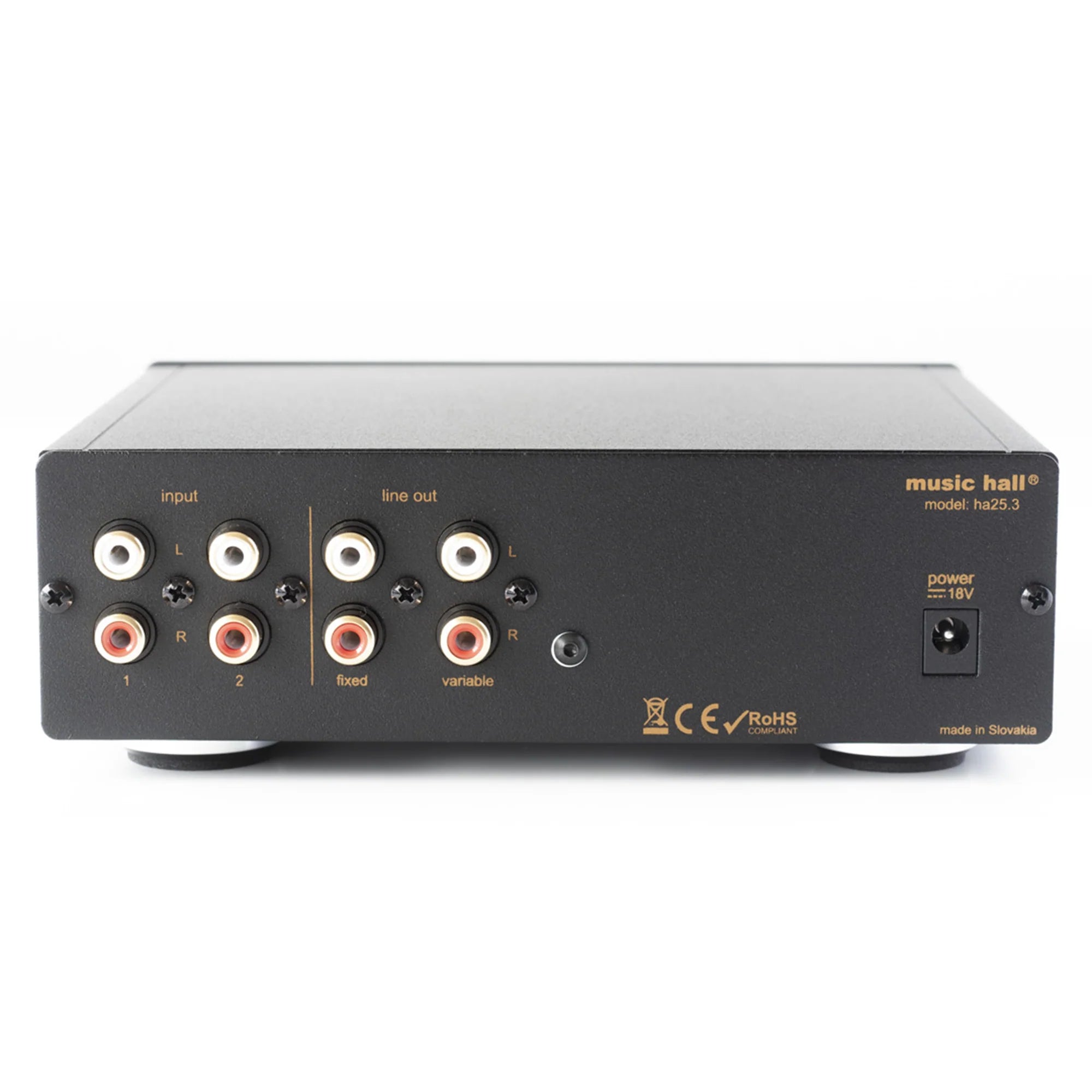 Music Hall HA25.3 Premium Headphone Amplifier - High-Fidelity Audio for Home Studio & Audiophile Listening