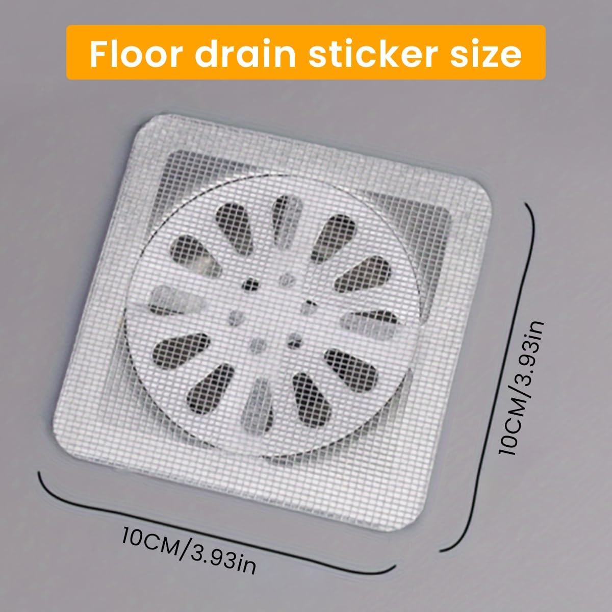 MOROVIK 20-Pack Disposable Shower Drain Hair Catchers - 4