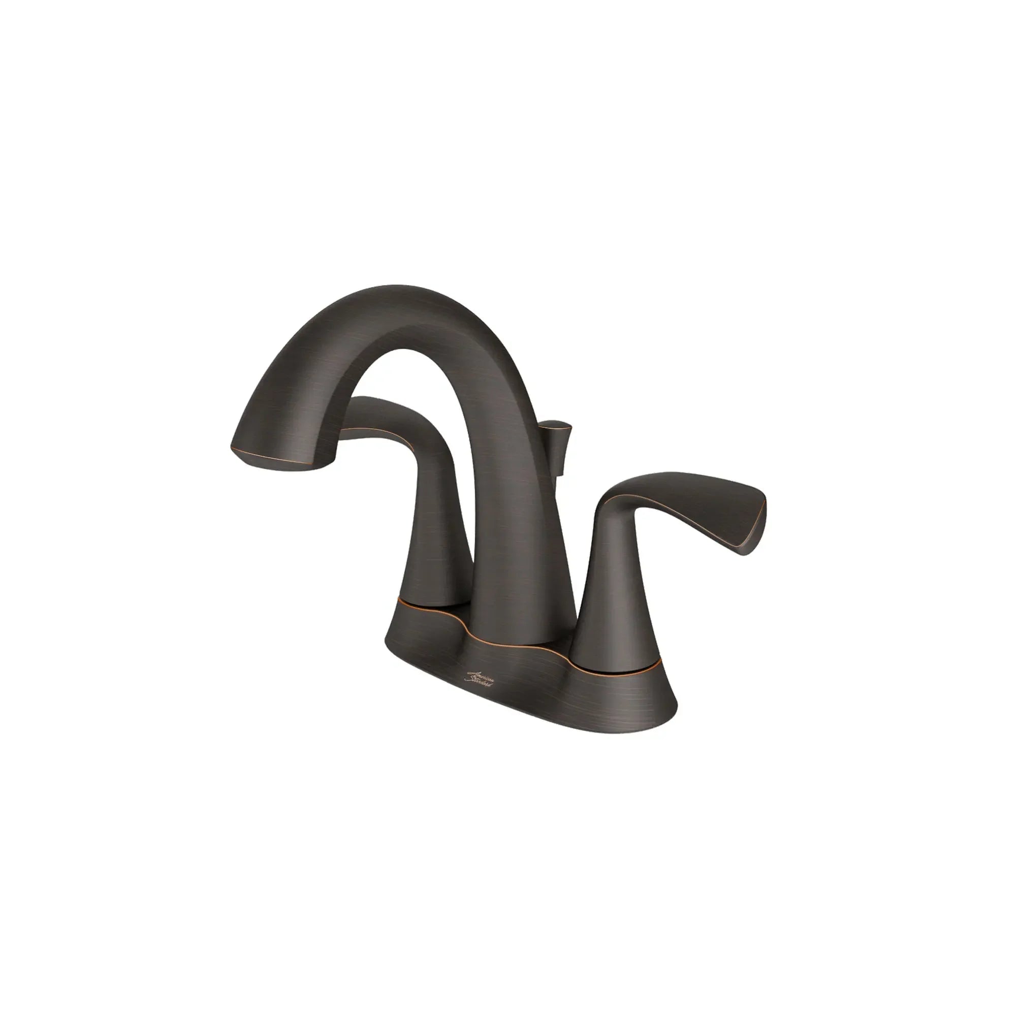 Fluent® 4 Inch Centerset 2 Handle Bathroom Faucet - 1.2 GPM/4.5 LPM Water Saving - Lever Handles - Perfect for Small Bathrooms & Powder Rooms