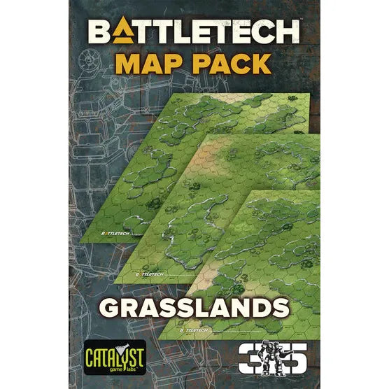 Battletech Map Pack - Grasslands Terrain Expansion for Tabletop Wargaming | Perfect for Strategy Games & Battle Scenarios