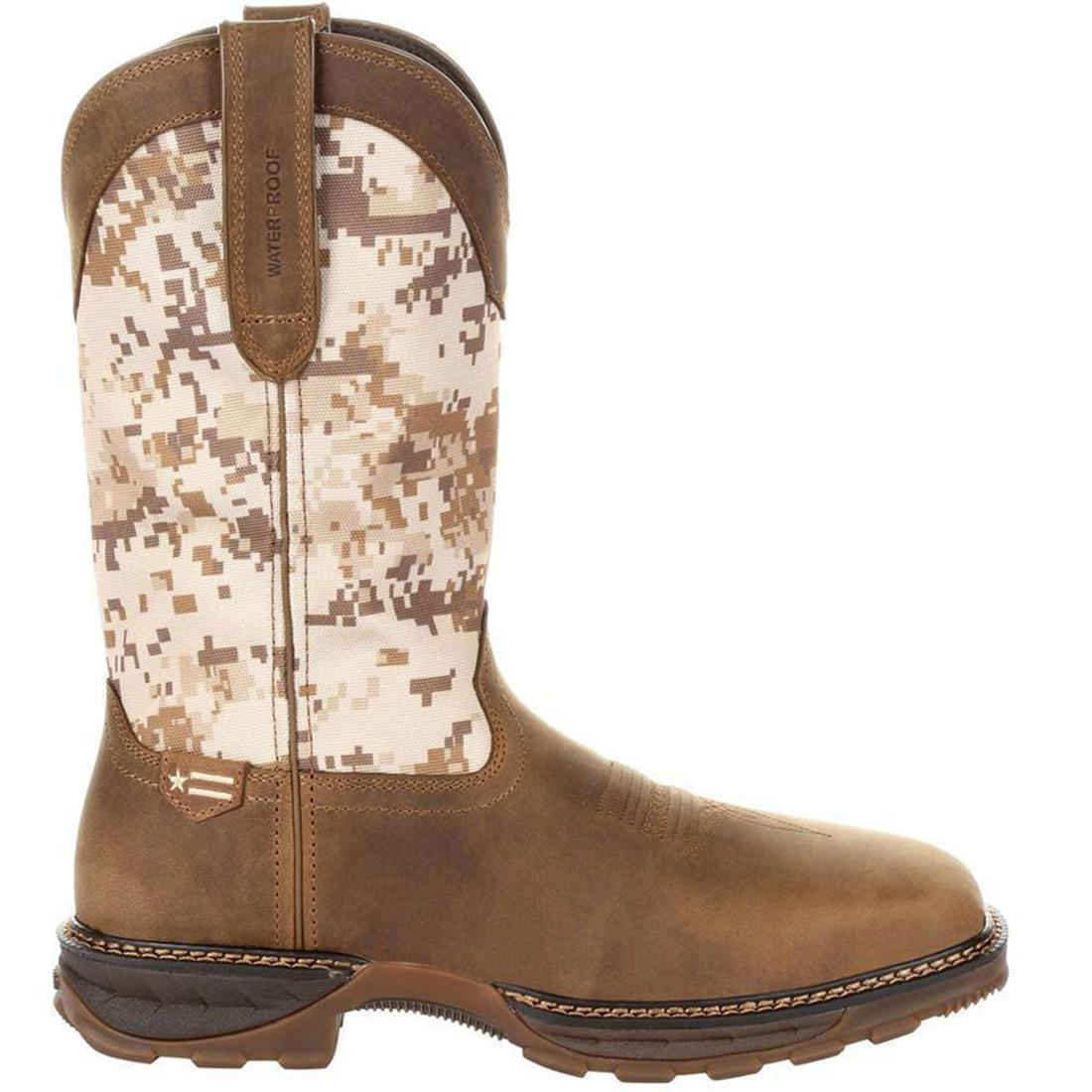 Maverick XP Steel Toe Waterproof Western Work Boot Desert Camo