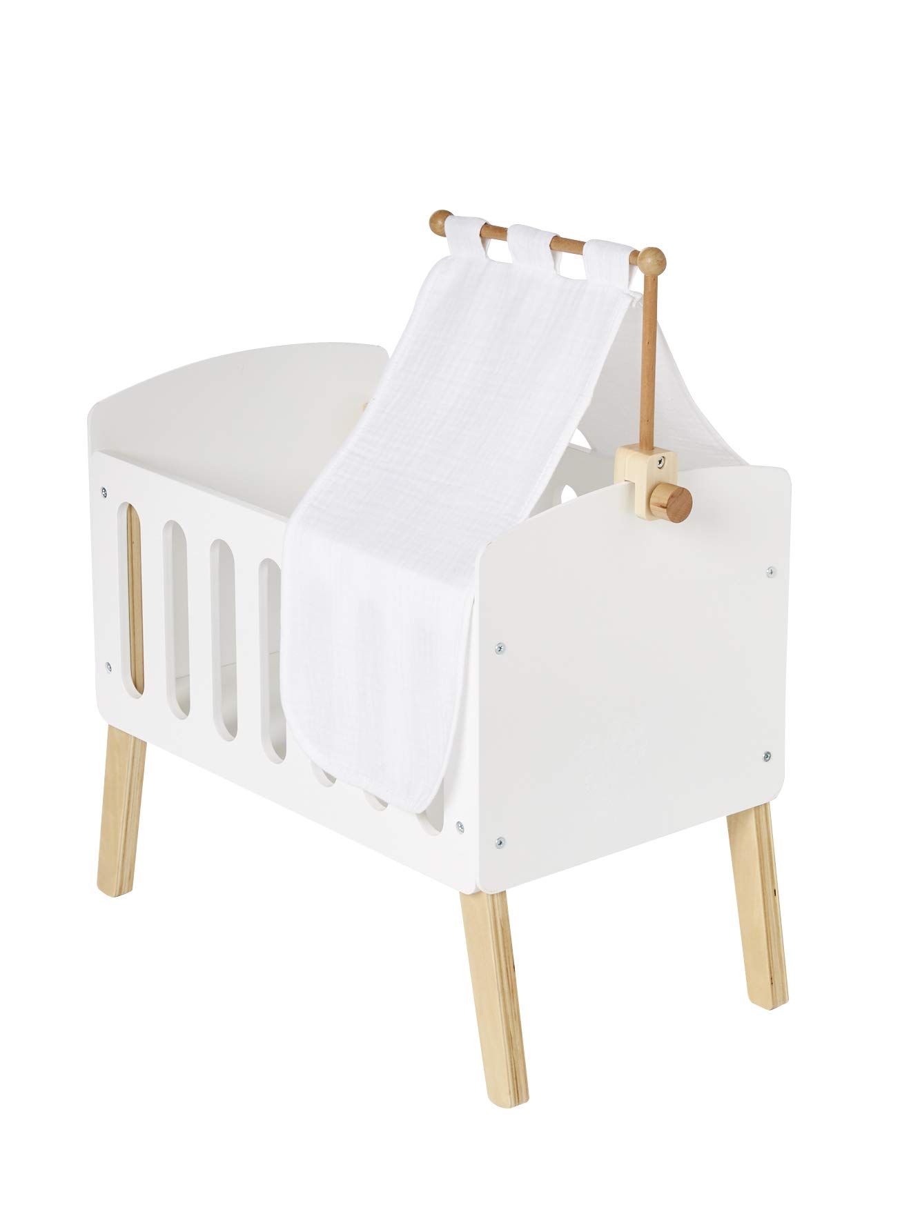 Vertbaudet Bed Canopy for PouponblancTU Bed - Elegant Nursery Decor for Baby Girls & Boys | Perfect for Cribs, Toddler Beds & Nursery Room Decorations