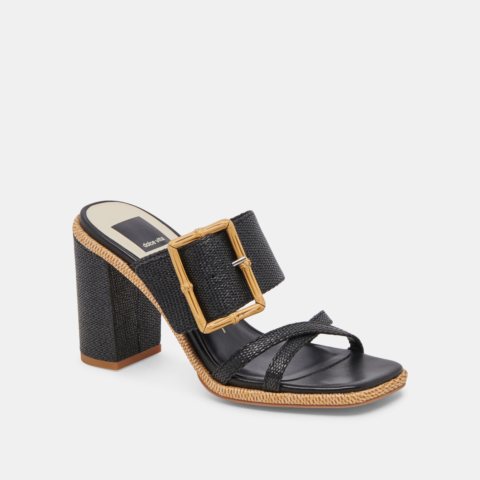ONNIE HEELS ONYX RAFFIA Sandals for Women - Comfortable & Stylish Summer Wedges - Perfect for Beach, Vacation, and Casual Outings