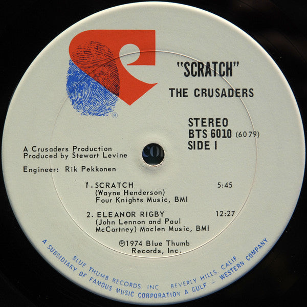 The Crusaders - Scratch (LP, Album, San) - Vinyl Record in Very Good Plus (VG+) Condition - Perfect for Jazz Collectors & Music Enthusiasts