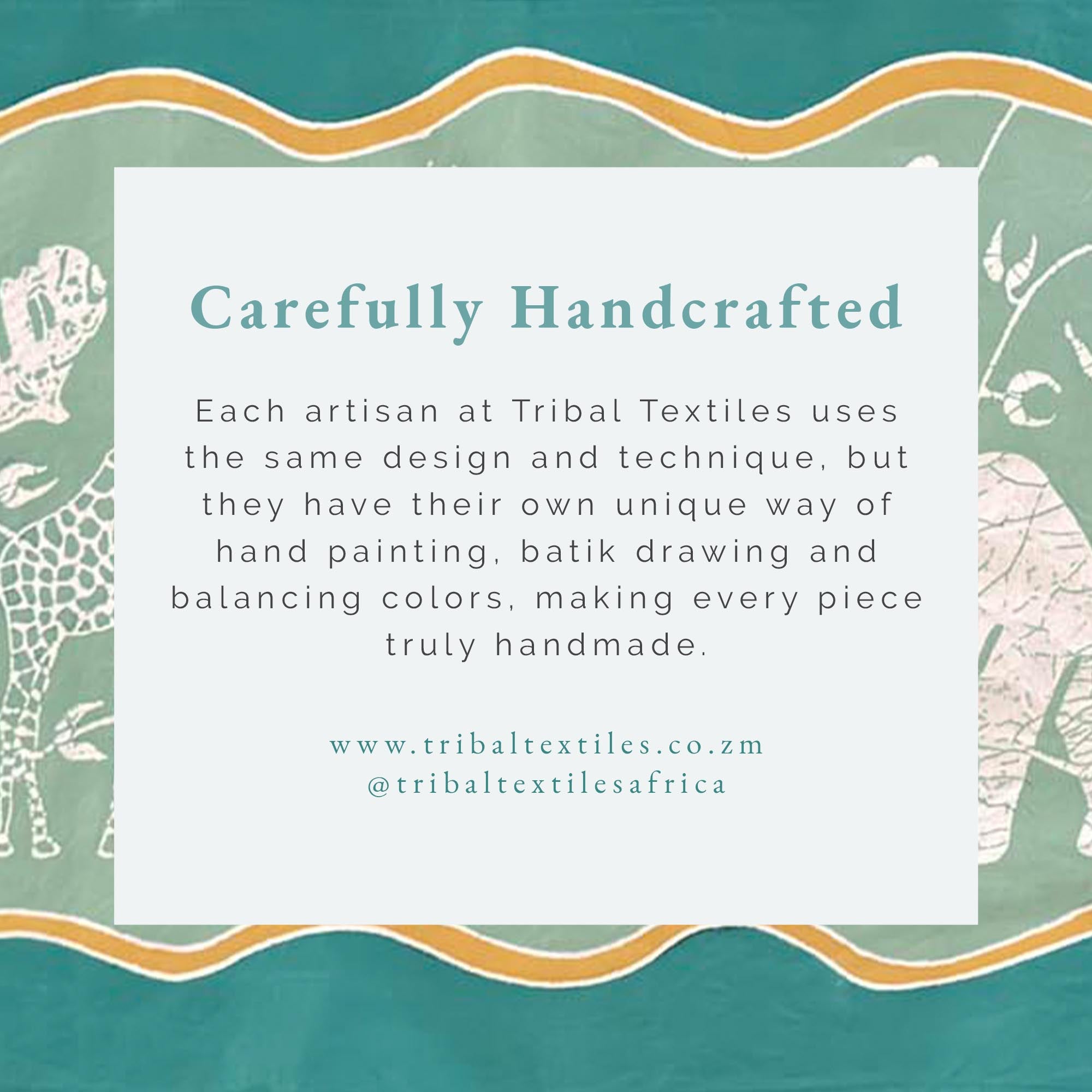 Zobisika Wild Animals Paper Napkins - Mid Green for Kids Birthday Parties, Picnics & Outdoor Events