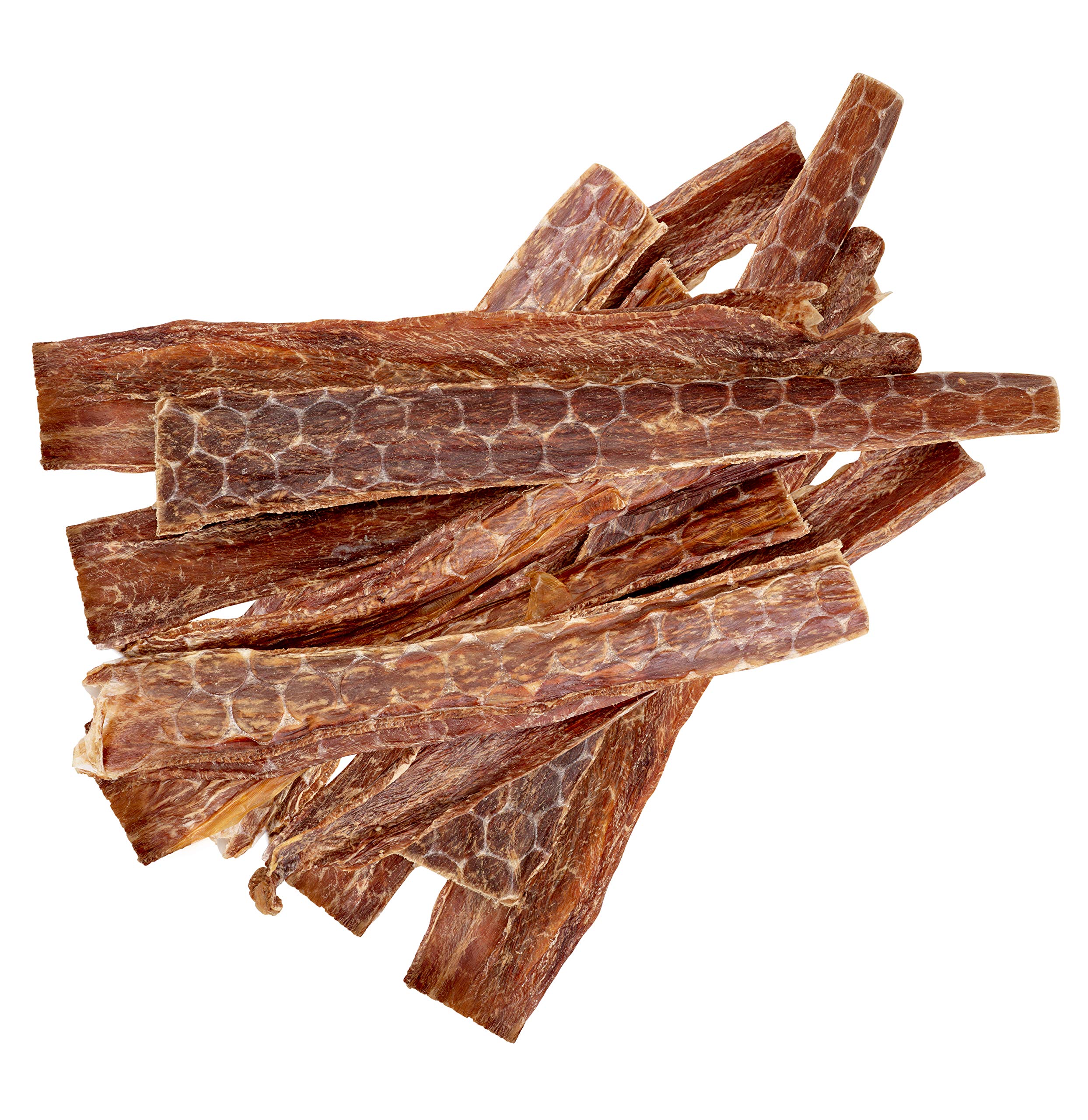 Grass-Fed Beef Esophagus Dog Treats - All Natural, No Added Hormones or Antibiotics | 12 Inch, 1 Pound Bag | Rich in Glucosamine & Chondroitin for Joint Health | Perfect for Training, Chewing & Dental Care