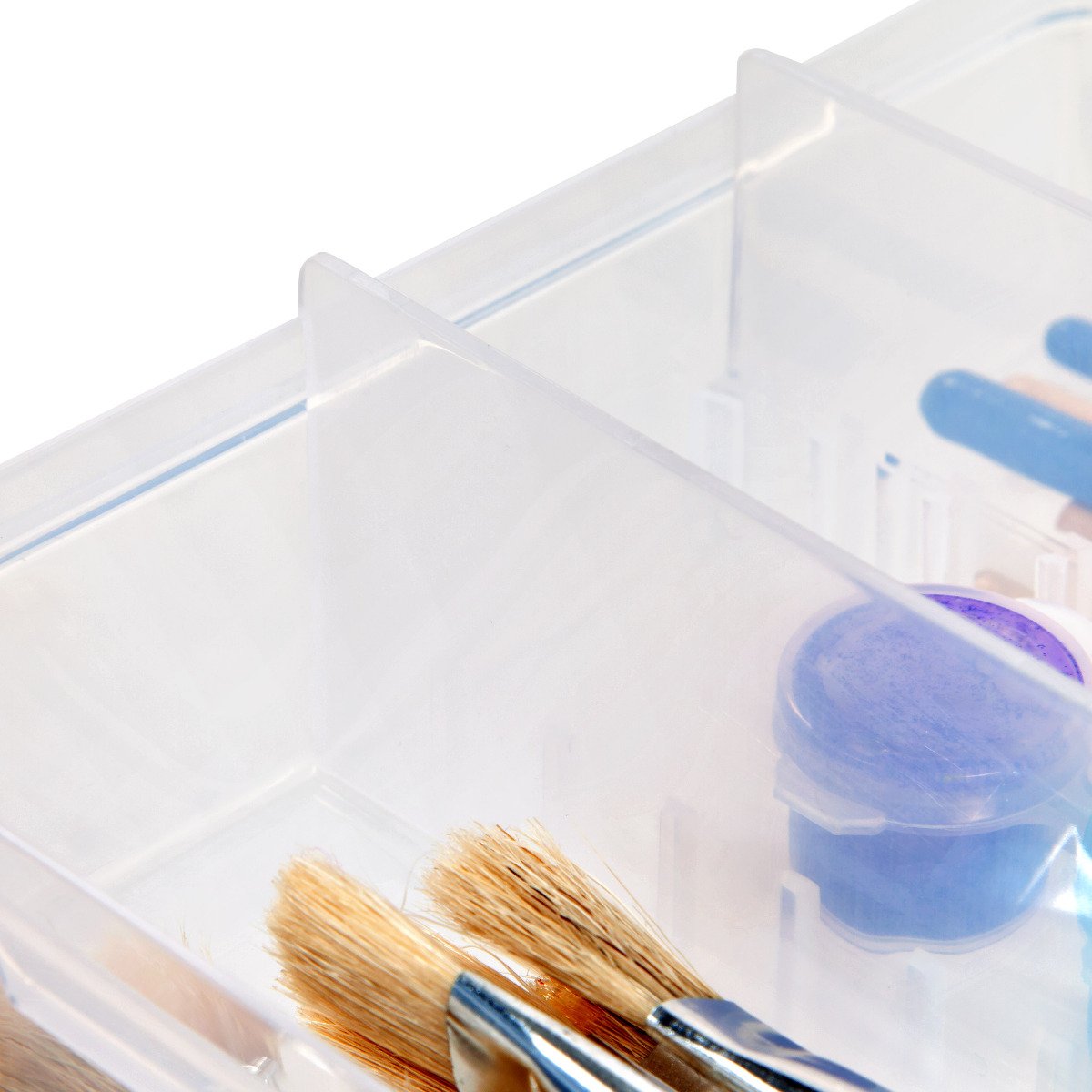 Mini Divided Case - Small Plastic Storage Container for Beads, Pills, Jewelry & Crafts | Perfect for Organizing DIY Supplies, Travel Essentials & Office Accessories