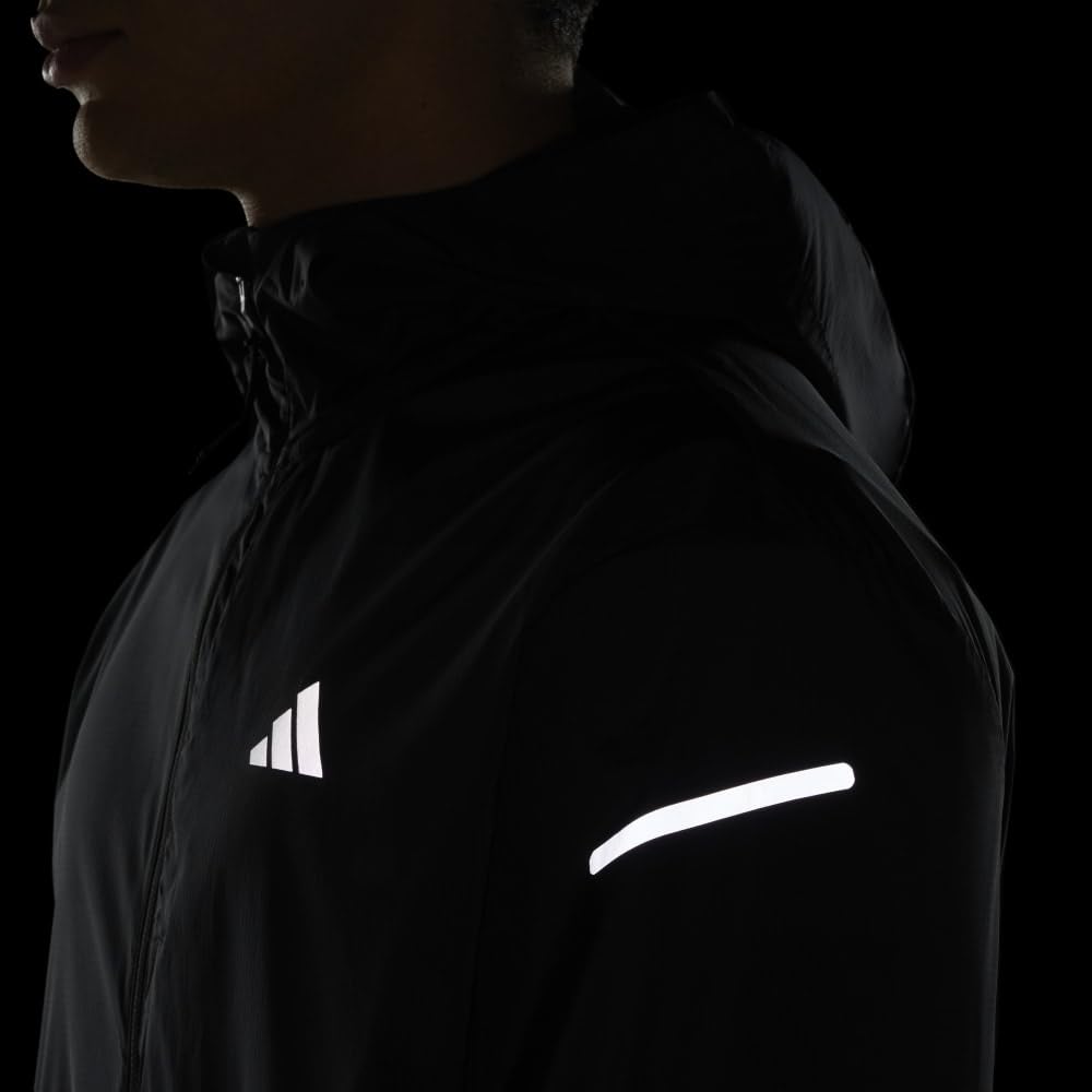 adidas Ultimate Jacket for Men - Lightweight Waterproof Windbreaker Outdoor Running Hiking Jacket - Perfect for Jogging, Travel & Casual Wear