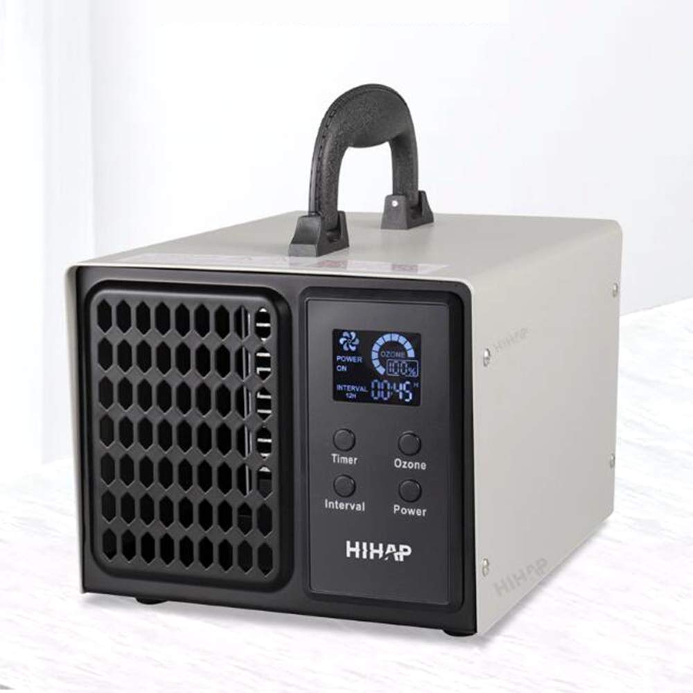 JIAN YA NA 5g/h Digital Timer Ozone Generator Air Purifier for Home, Office, and Car - Eliminates Odors, Bacteria, and Viruses in Air and Water