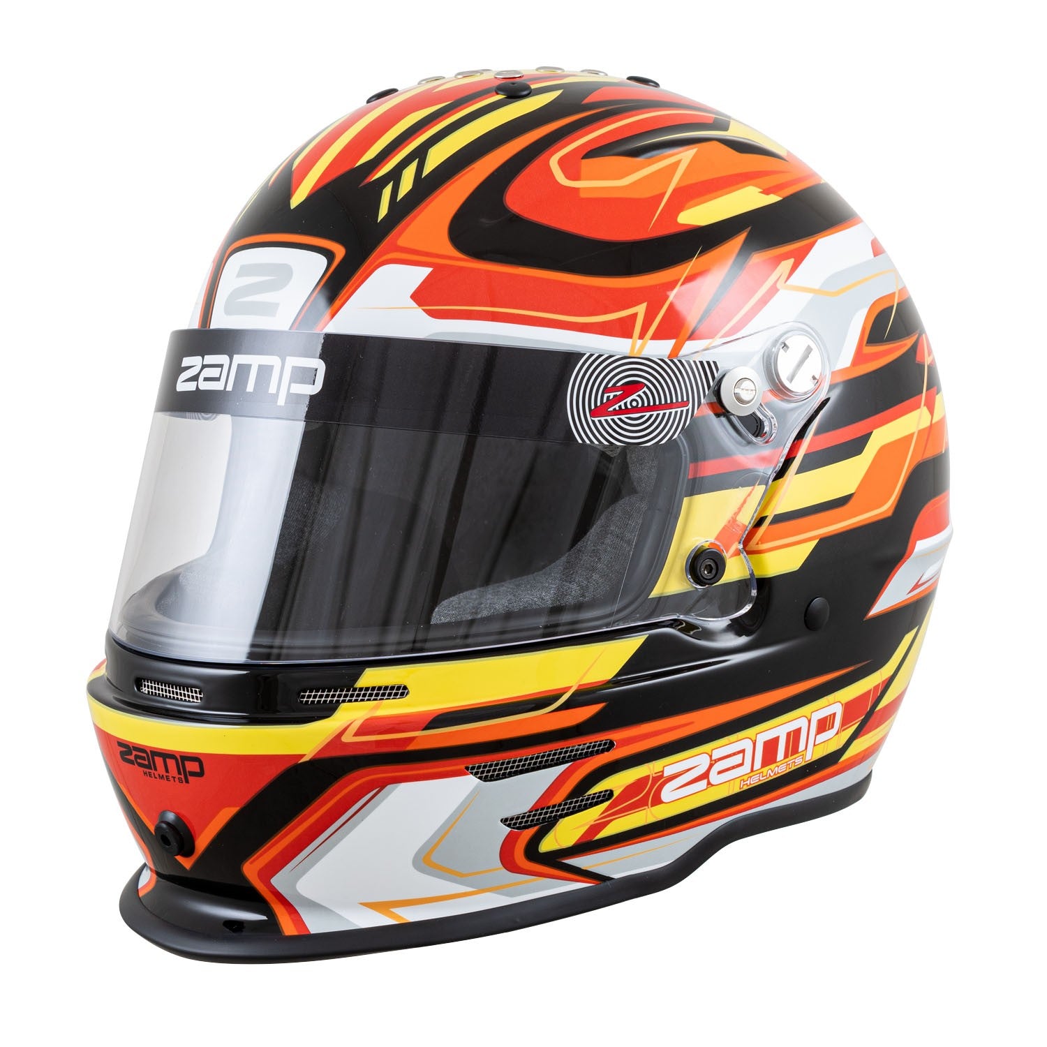 Zamp RZ 42Y C4 Youth Snell CMR2016 Certified Racing Helmet - Lightweight & Durable for Karting, Motocross & Junior Motorsports