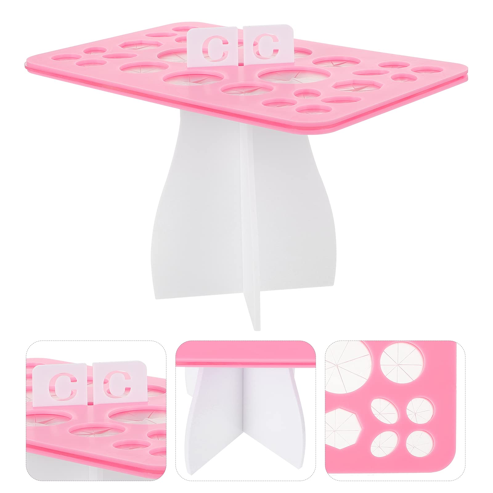 1pc Foldable Makeup Brush Drying Rack | Collapsible Cosmetic Brush Organizer | Perfect for Makeup Lovers & Artists | Ideal for Home, Salon, and Travel Use