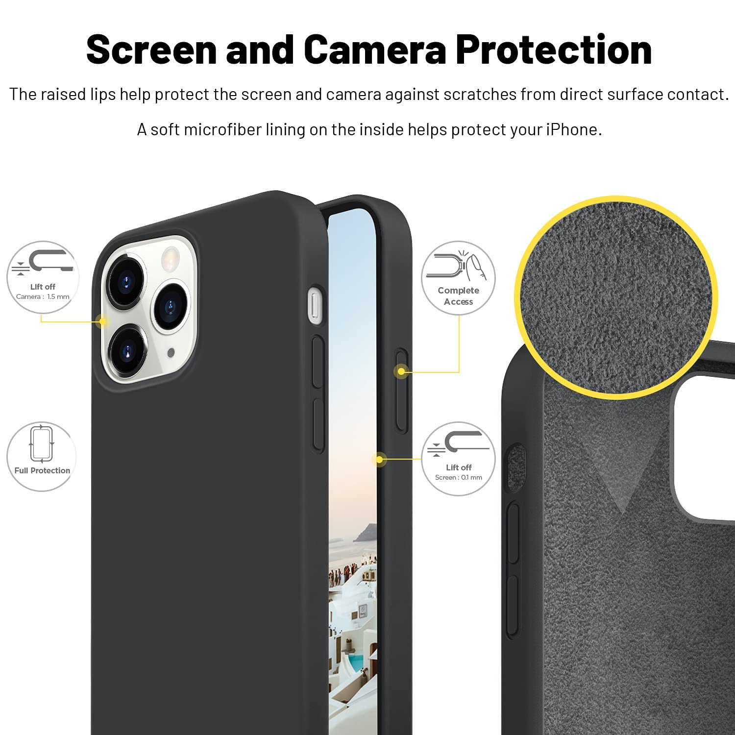 **Premium Shockproof Silicone Case for iPhone 13 Pro Max (6.7