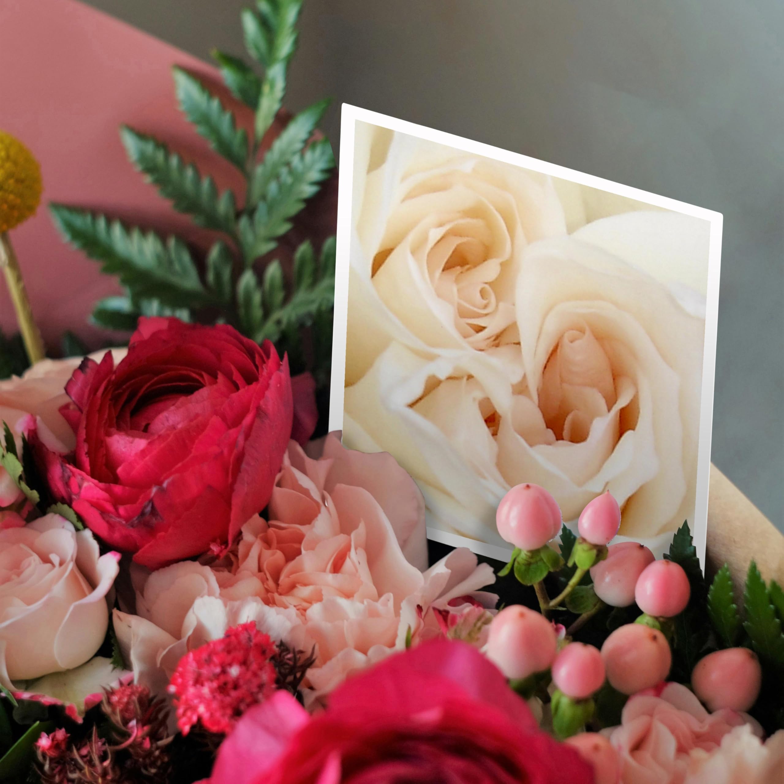 3D Rose White Rose Greeting Cards - Wedding, Engagement, Bridal Shower, Save the Date - Set of 12 Elegant 6x6 Inch Cards (gc_46793_2) - Perfect for Anniversaries, Valentine's Day & Romantic Occasions