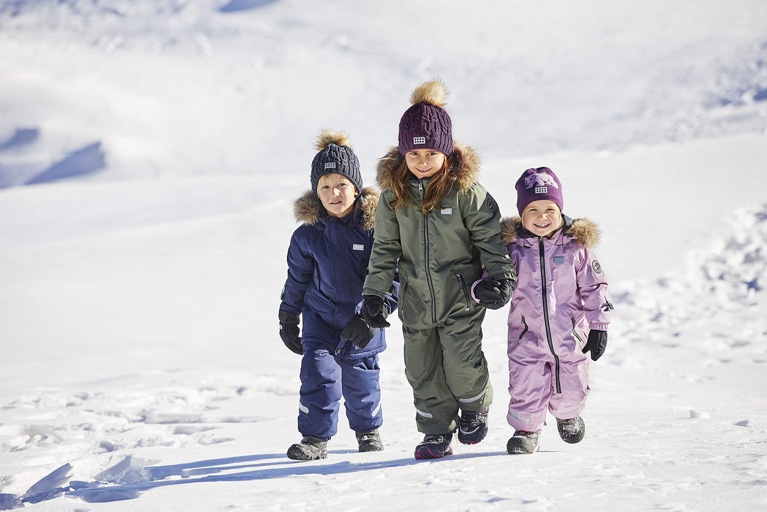 LEGO Wear Kids' Snow Suit with Detachable Faux Fur Hood - Winter Waterproof Snowsuit for Boys & Girls - Perfect for Skiing, Snowboarding & Outdoor Play