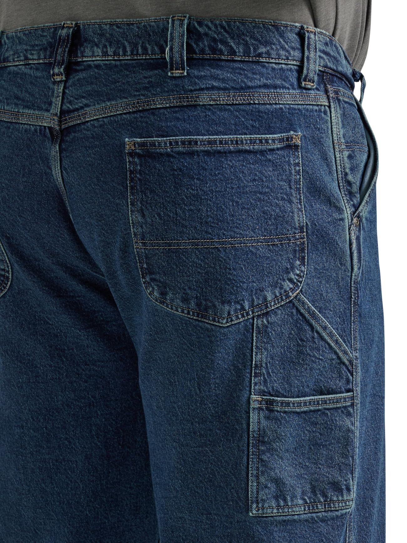 Lee Men's Big & Tall Legendary Workwear Carpenter Jeans - Durable Denim Pants for Construction, Farming & Outdoor Work