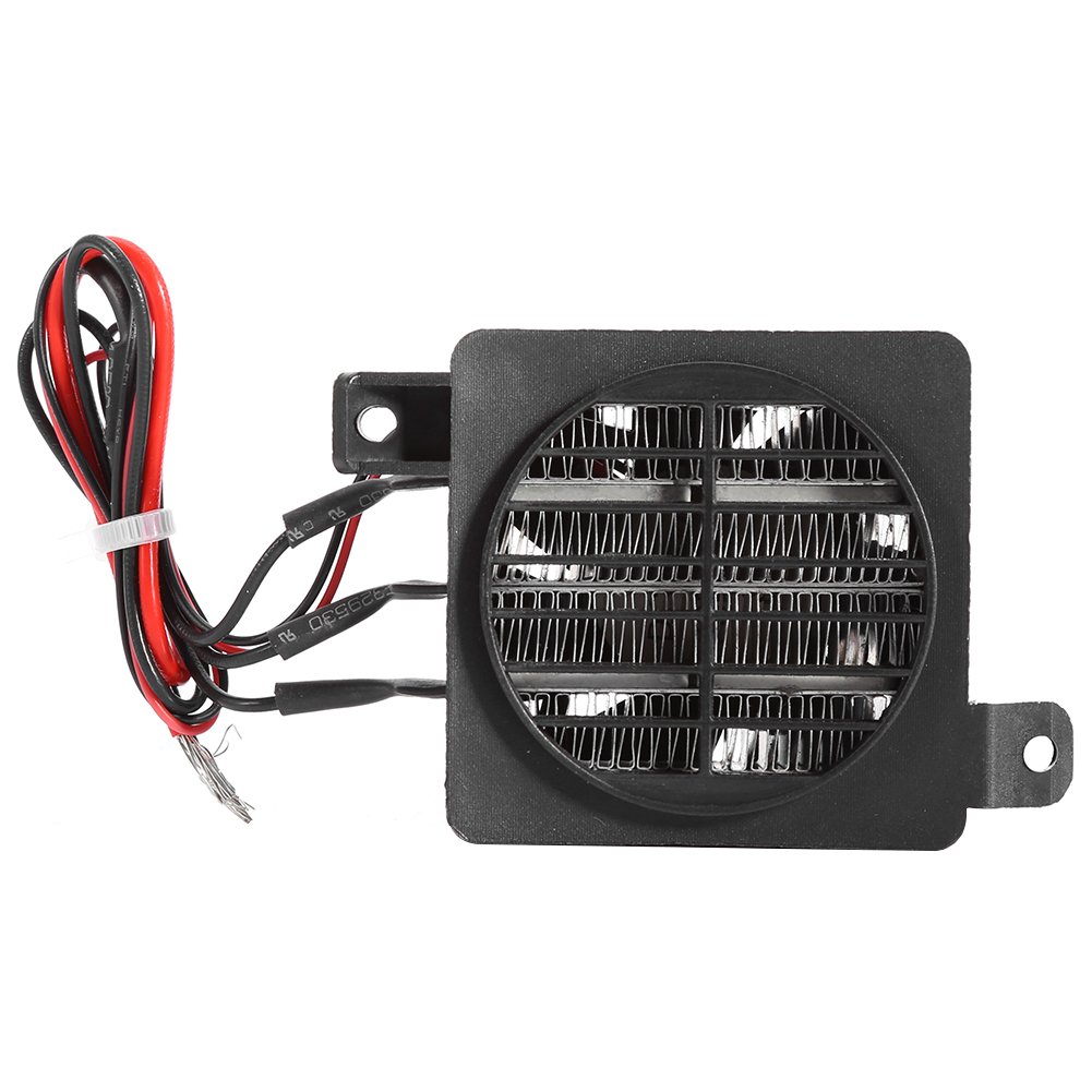 12V 100W PTC Car Air Heater with Mounting Holes - Constant Temperature Electric Fan Heater for Vehicles, Easy Installation - Perfect for Car Heating, Humidifiers & Air Conditioning Systems (24V 150W Option Available)