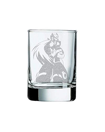 Mega Man Shot Glass and Votive Holder - Zero Themed Collectible for Gamers - Perfect for Parties, Gaming Decor, and Collector Displays