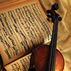 Violin and Note