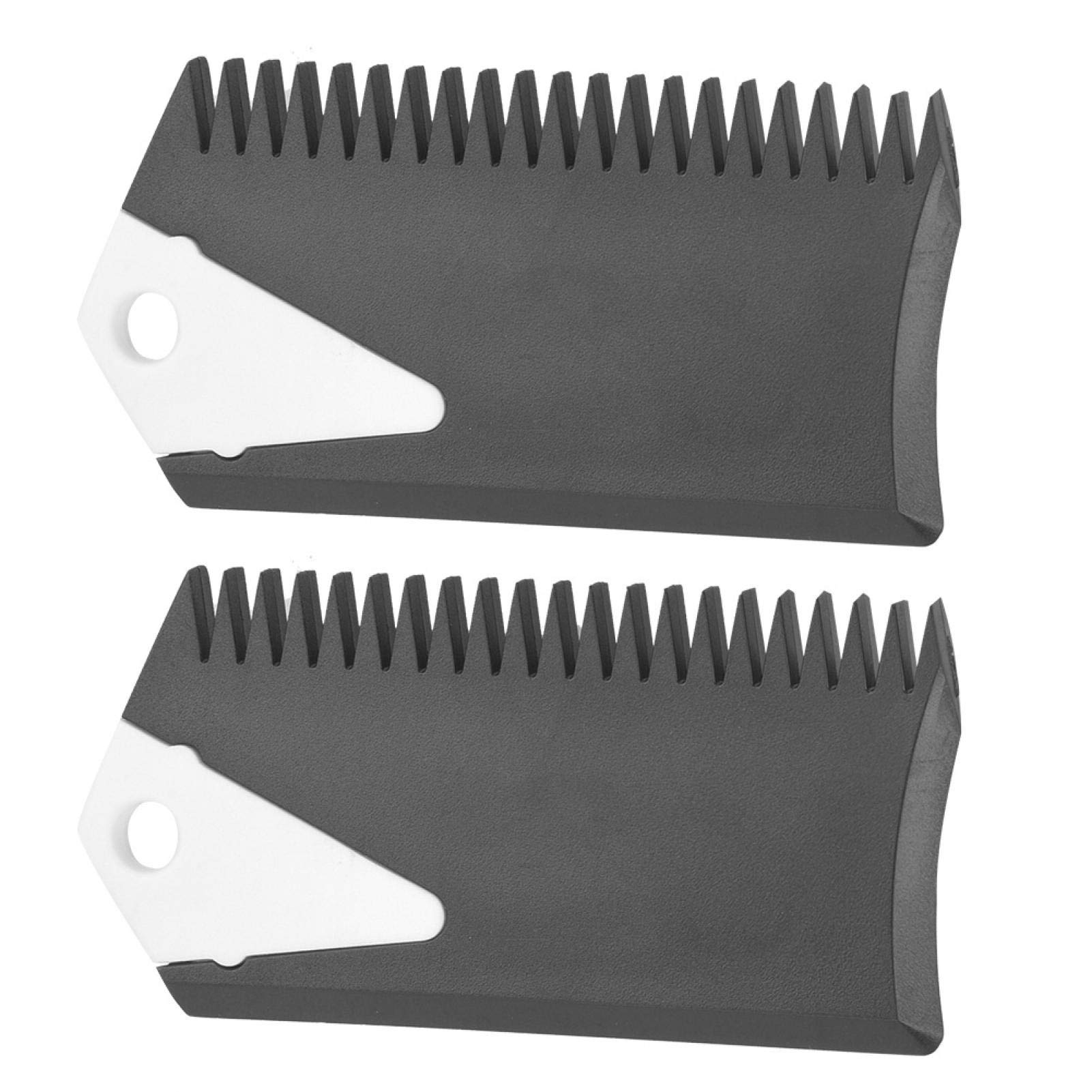 Kuuleyn 2-Pack Surfboard Wax Comb - PVC Wax Cleaner Tool for Surfing, Skateboard & Snowboard - Perfect for Wax Removal & Grip Enhancement on Boards