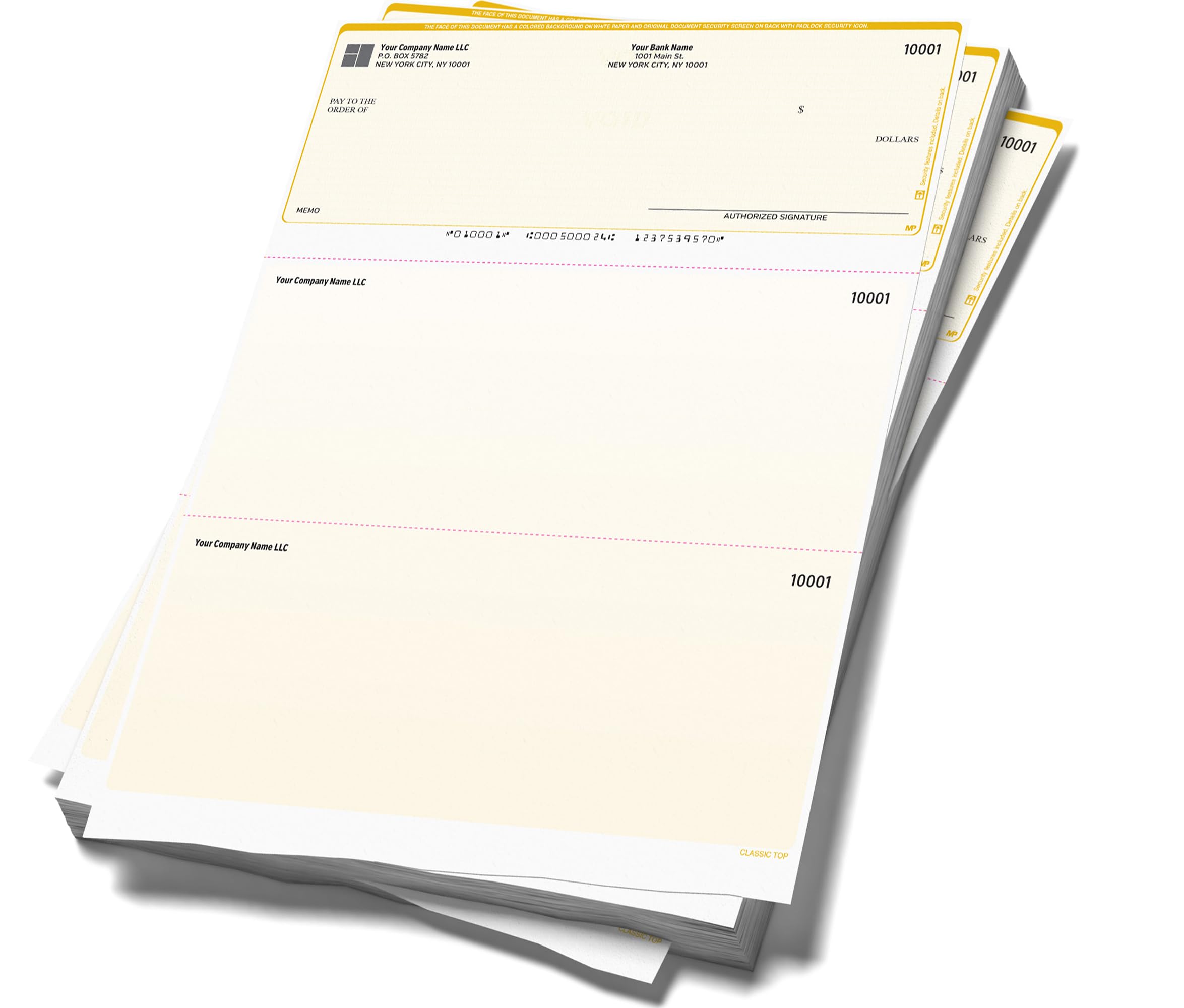 QuickBooks Compatible Computer Checks - 500 Sheets Top-Tear for Easy Printing | Perfect for Small Business & Office Accounting