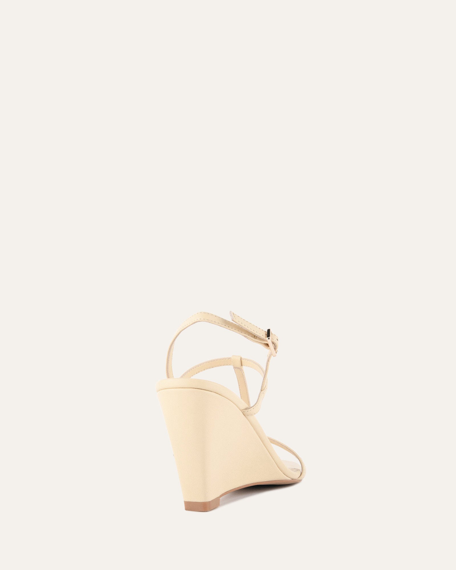 OPHELIA Women's Mid Heel Wedge Sandals - Genuine Butter Soft Leather Comfort Shoes for Summer, Beach, and Casual Outings