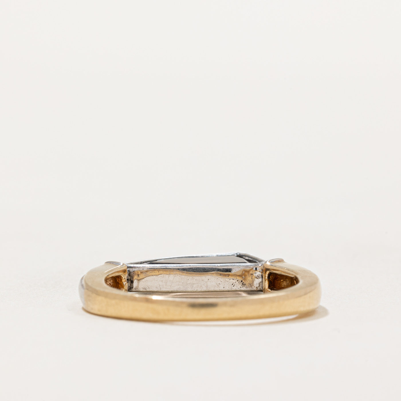 LoLo & Co Jewelry Smoky Quartz Edge Ring - 3.00ct Genuine Stone, Size 7.25, Handmade Sterling Silver Band for Women | Perfect for Weddings, Anniversaries & Everyday Elegance