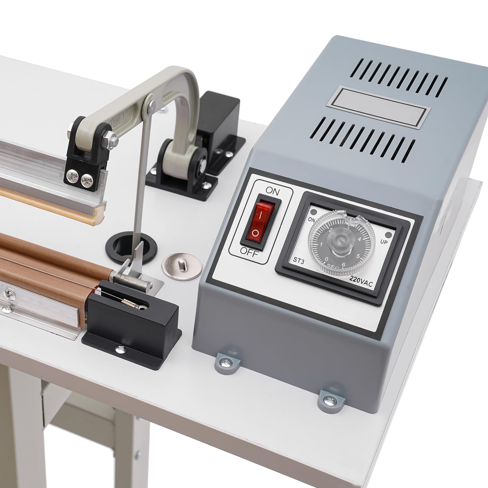 2-in-1 Foot Pedal Heat Sealing Machine with 22