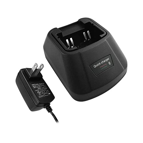 Ericsson EDACS 300P Single Station Battery Charger - Fast Charging for Two-Way Radios | Ideal for Public Safety, Security & Emergency Communication Teams