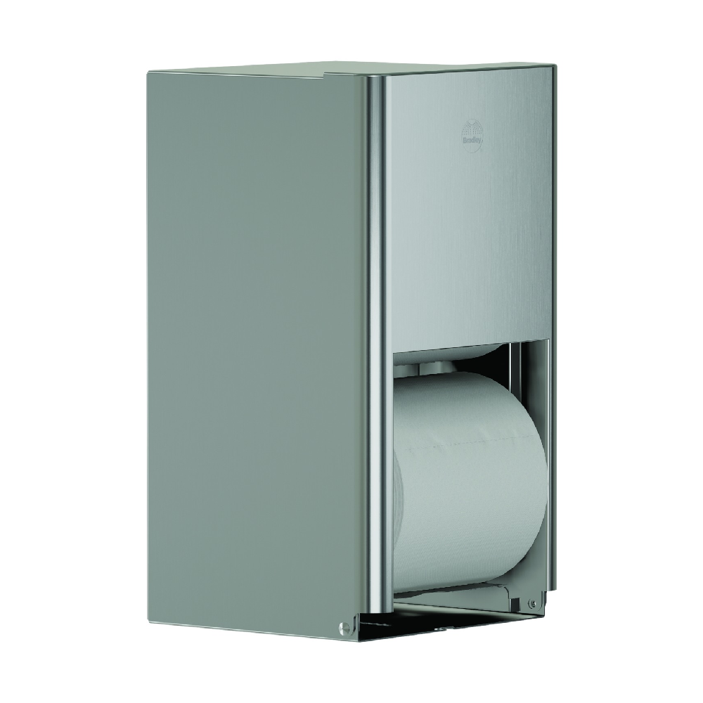 Bradley Elvari Series 5B2 110000 Commercial Surface Mount Toilet Paper Dispenser - Ideal for Restrooms, Offices & Public Spaces
