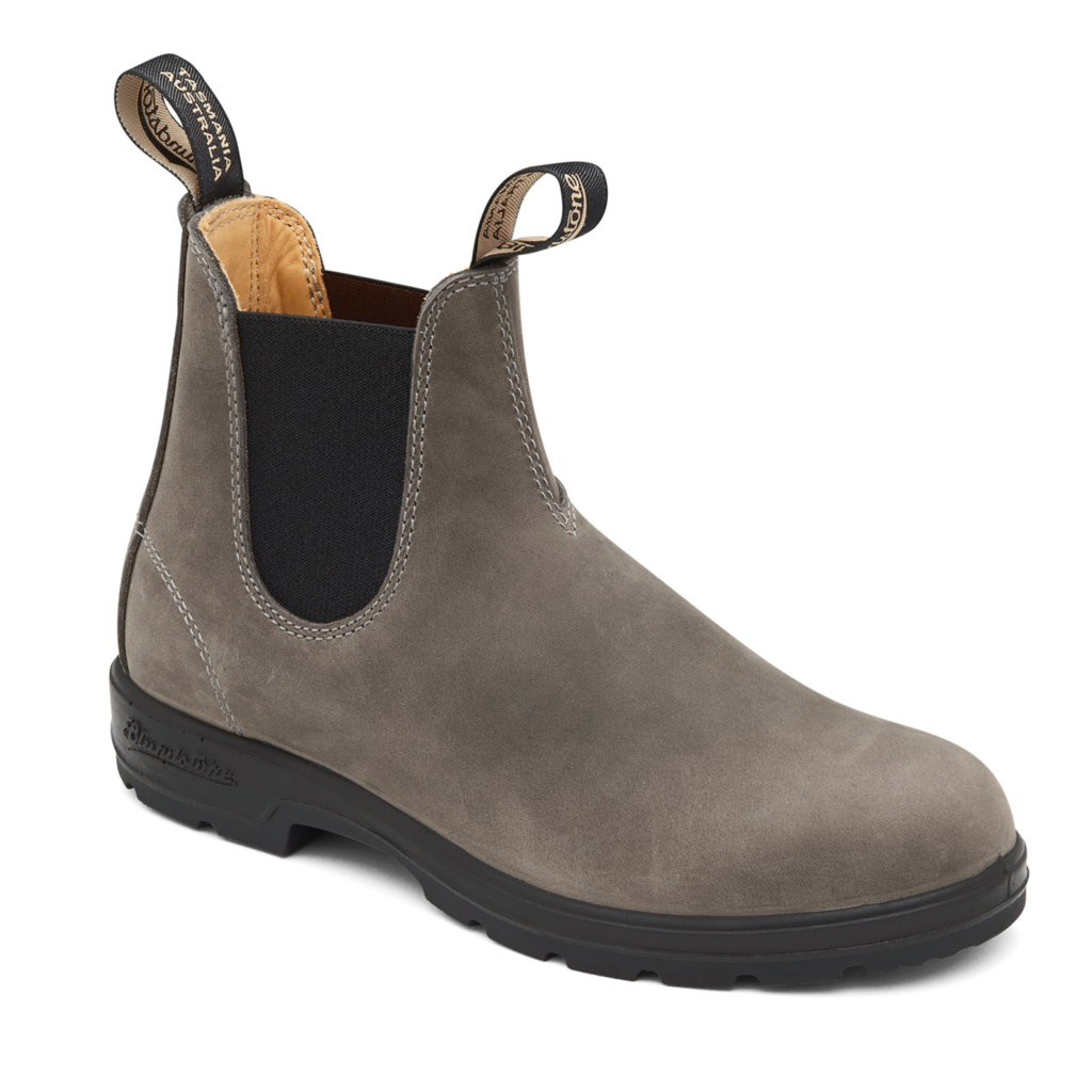 Blundstone 1469 Classic Chelsea Boots - Steel Grey Leather Work Boots for Men & Women | Durable & Comfortable for Outdoor, Work & Casual Wear