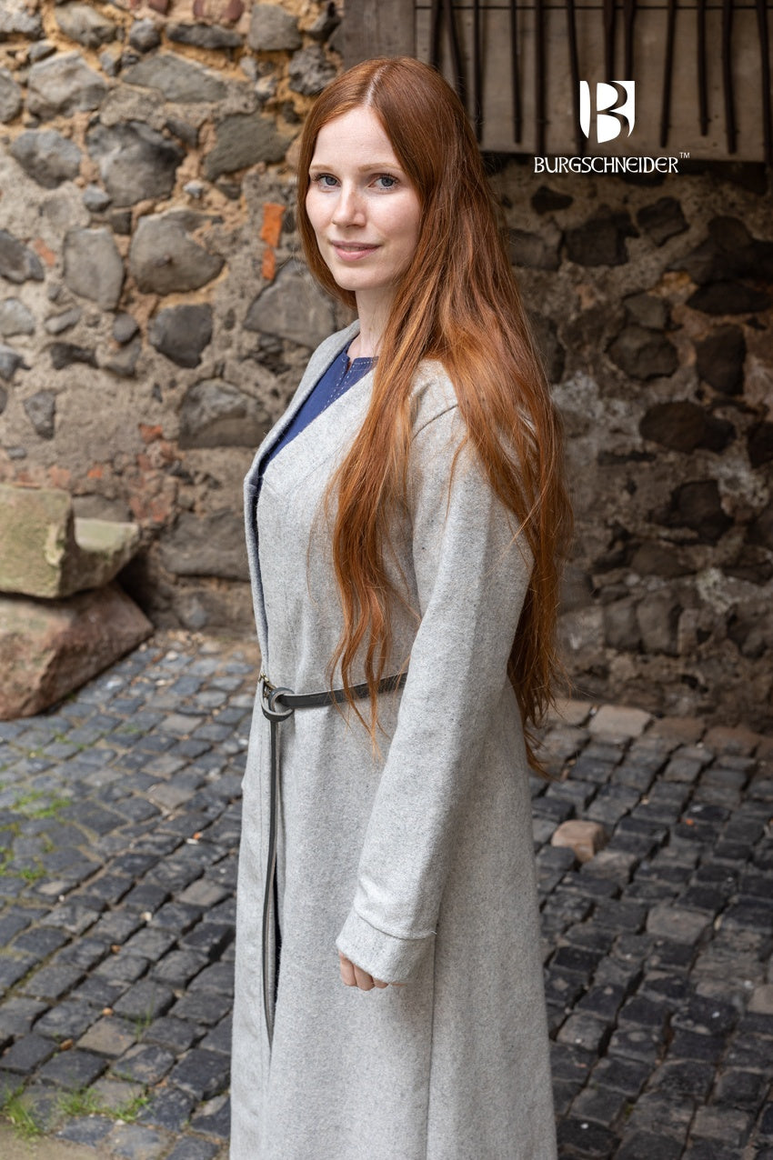Birka Coat Aslaug Grey - Premium Wool Blend Winter Coat for Women | Warm & Stylish Outerwear for Cold Weather, Travel & Outdoor Activities