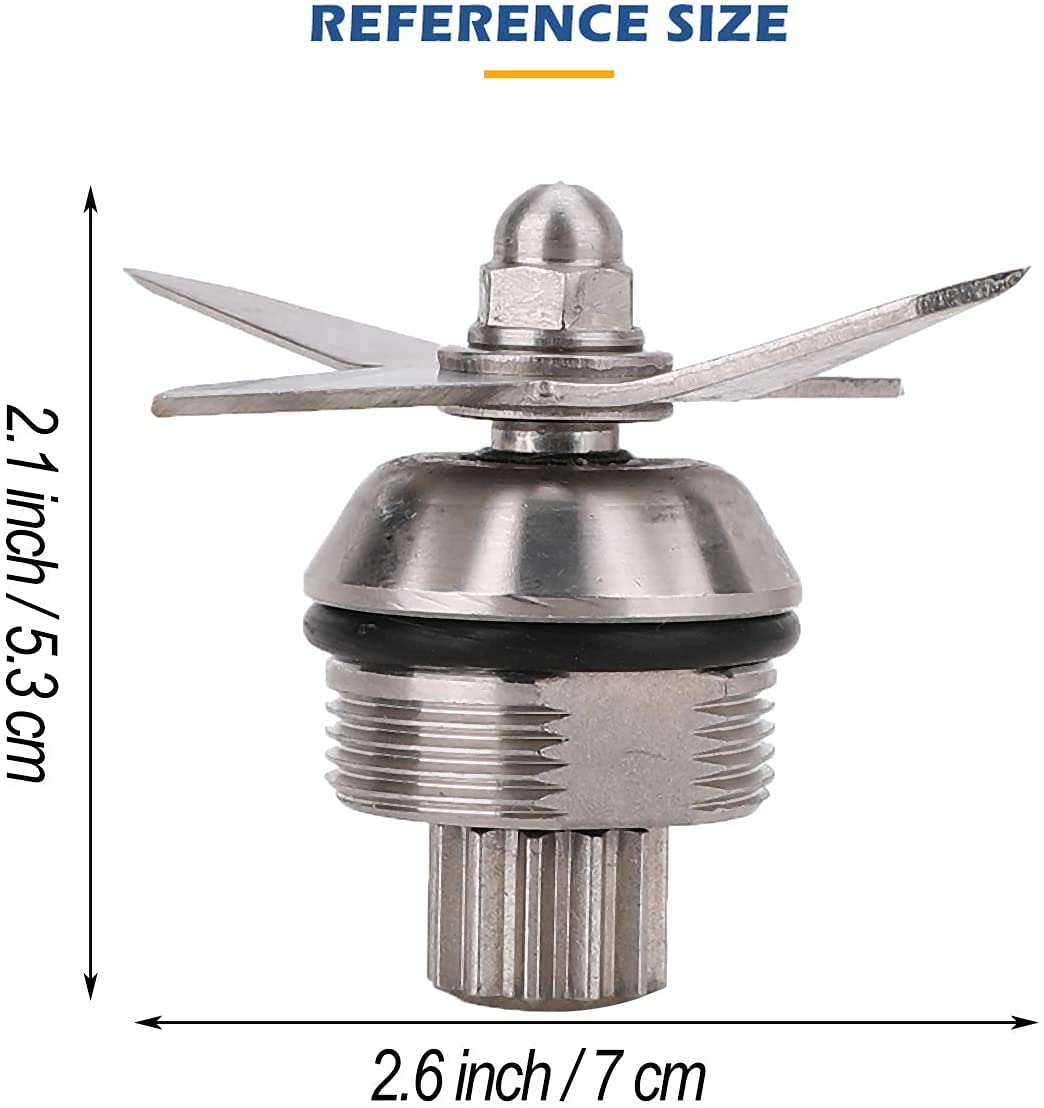 Premium Stainless Steel Wet Blade Assembly Replacement for Vitamix 5200 Series - Compatible with 32oz & 64oz Containers - High-Performance Blending for Smoothies, Soups & Nut Butters