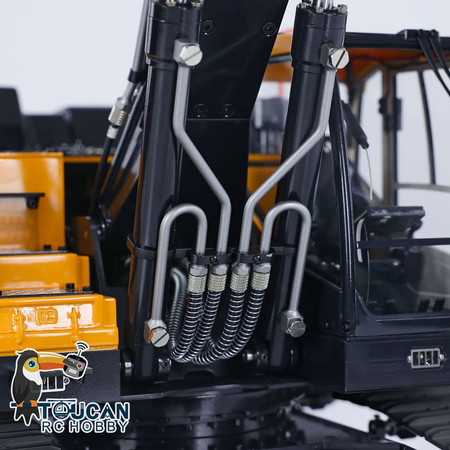 MTM EC380 1/14 Scale Metal RC Hydraulic Excavator - Remote Control Construction Truck with Assembled & Painted Design - Heavy Duty Digger Machine for Kids & Adults - Perfect for Construction Play, Collecting, and STEM Learning