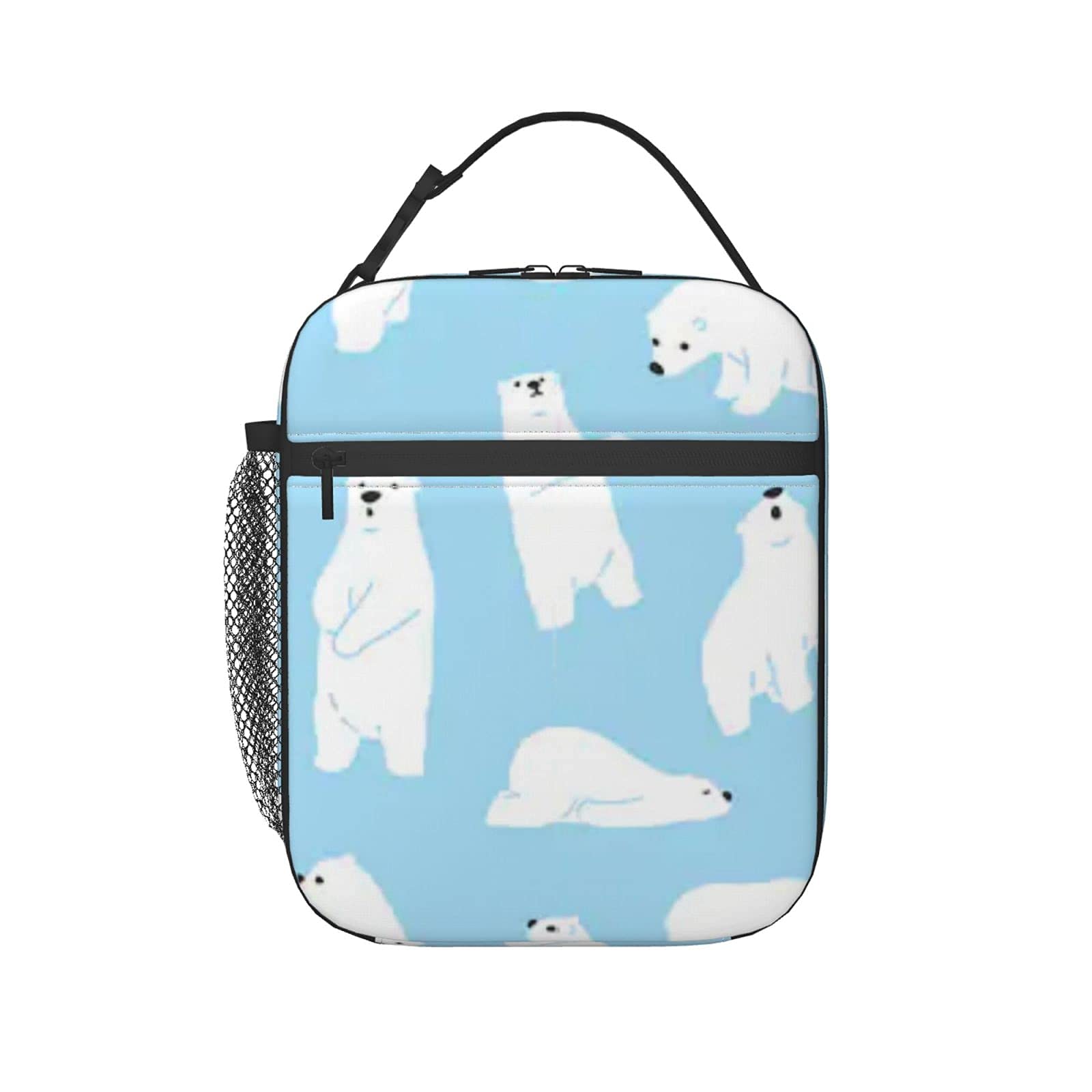 Insulated Lunch Bag for Men & Women - Bear Polar Reusable Thermal Tote for Office, Work, School, Picnic & Beach - Keep Meals Fresh All Day (Perfect for Commuting, Outdoor Activities & Meal Prep)