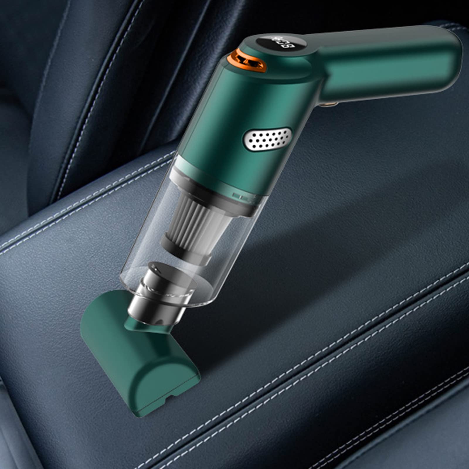 Best Cordless Car Vacuum Cleaner - Portable Handheld Wet/Dry Vacuum for Home & Auto Cleaning | Wireless Rechargeable Dust Buster for Pet Hair, Car Seats & Small Spaces