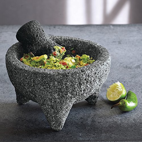 Authentic Mexican Lava Rock Molcajete & Tejolote - 8