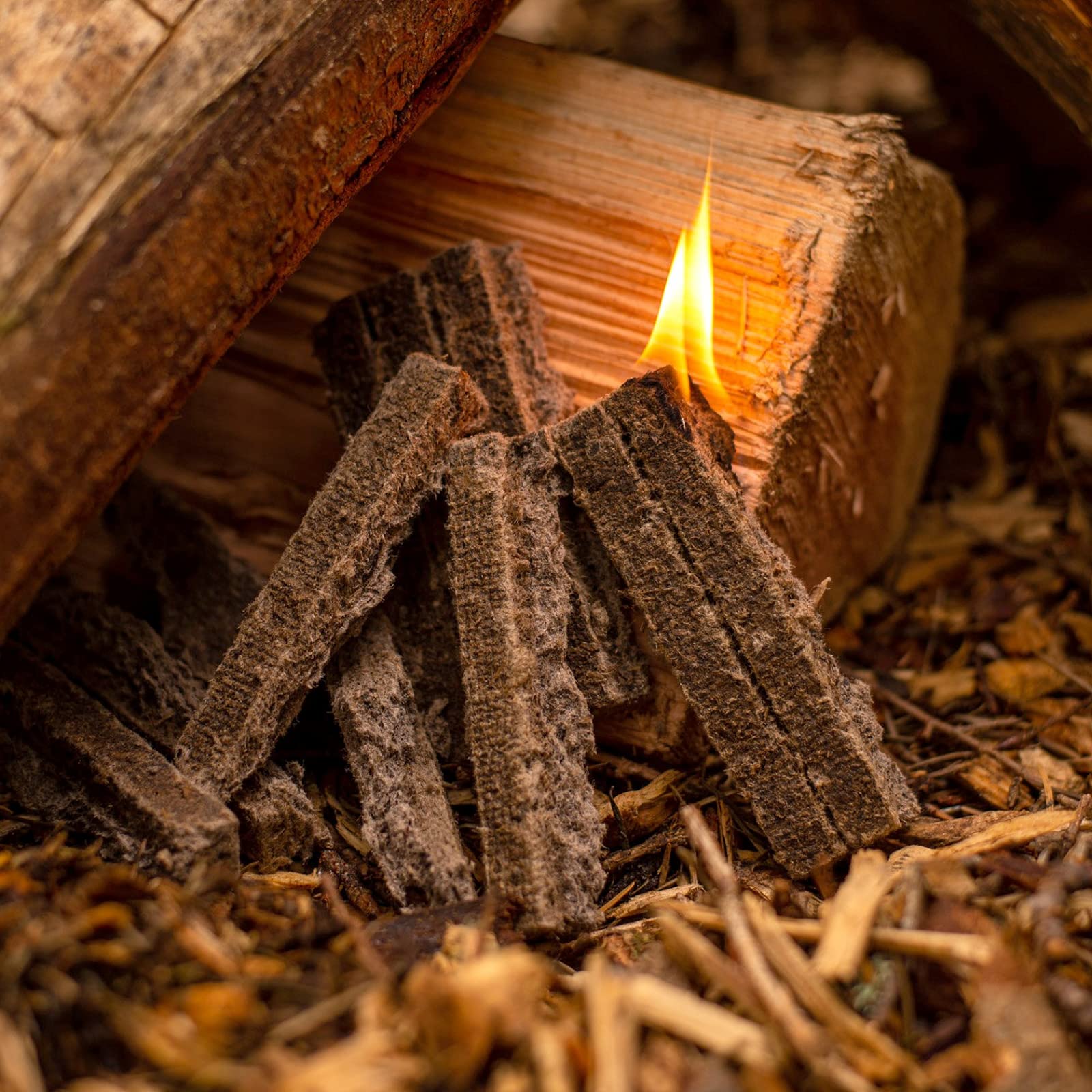ASR Outdoor Slow Burn Tinder Sticks - Waterproof Fire Starter Kit for Camping, Survival & Emergency (12 Pack) | Perfect for Backpacking, Hiking & Bushcraft