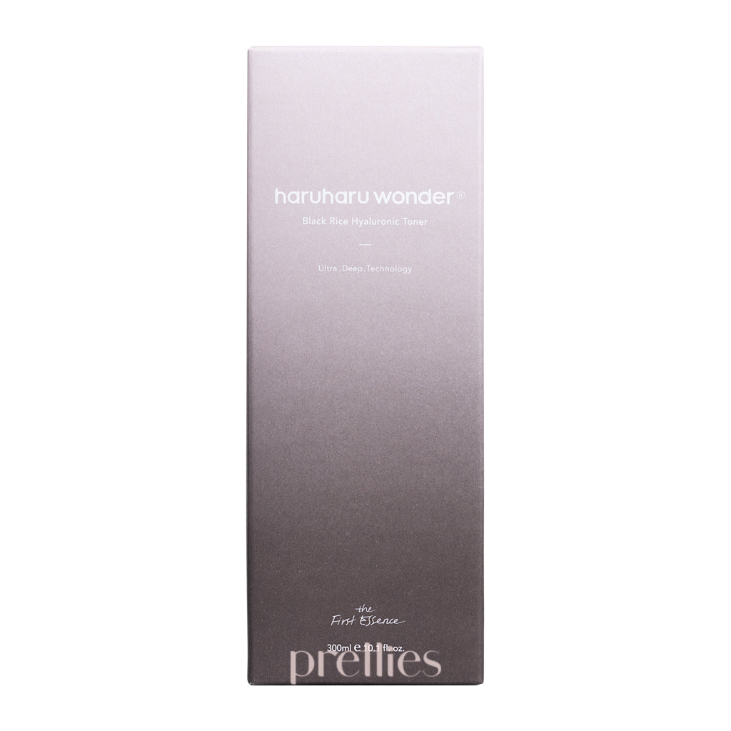 Haruharu Wonder Black Rice Hyaluronic Toner 300ml - Korean Skincare for Hydration & Anti-Aging - Perfect for Dry, Sensitive Skin & Daily Facial Routine