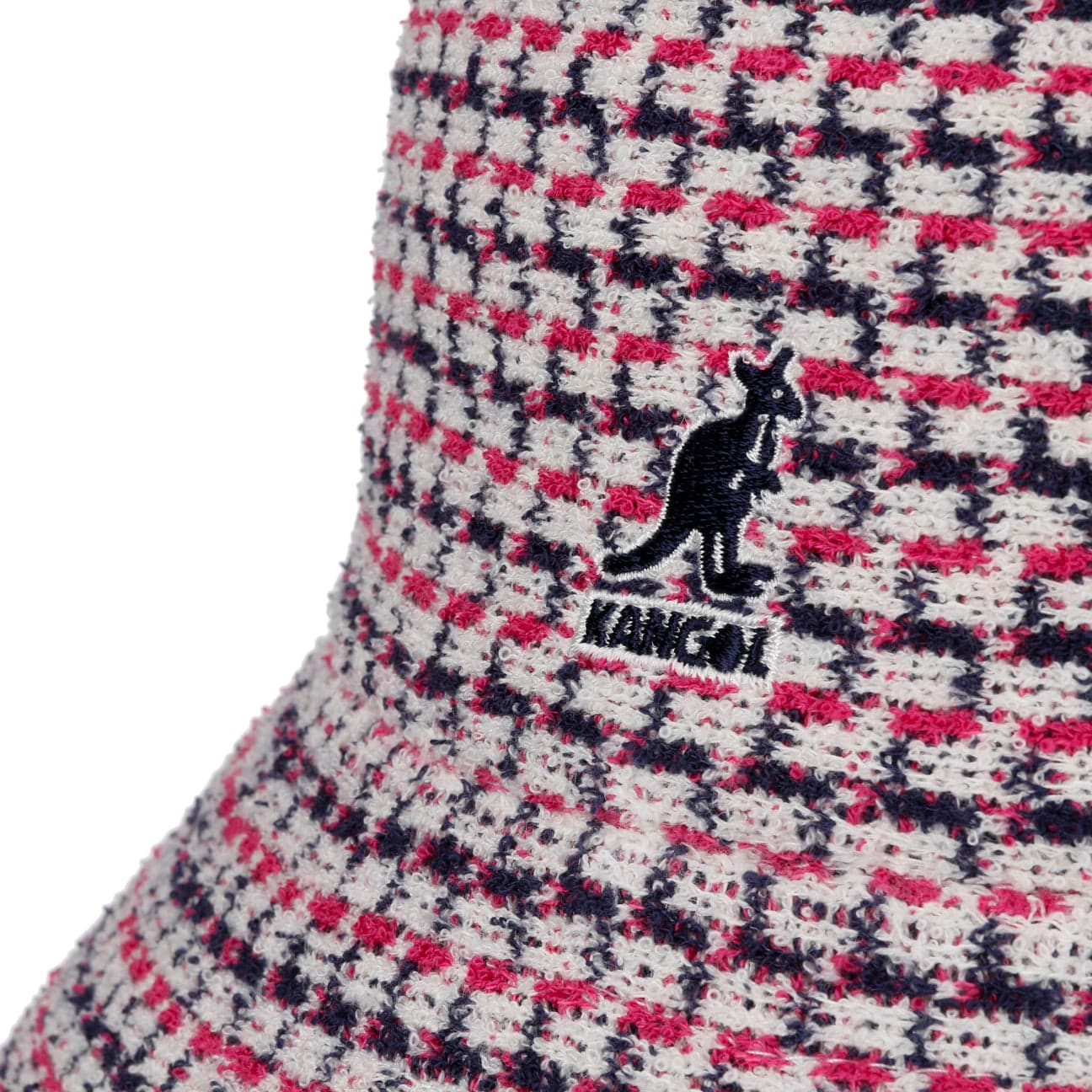 Kangol Maze Jacquard Bucket Cloth Hat - Stylish Summer Sun Hat for Women & Men - Perfect for Beach, Outdoor Activities and Fashion Accessories