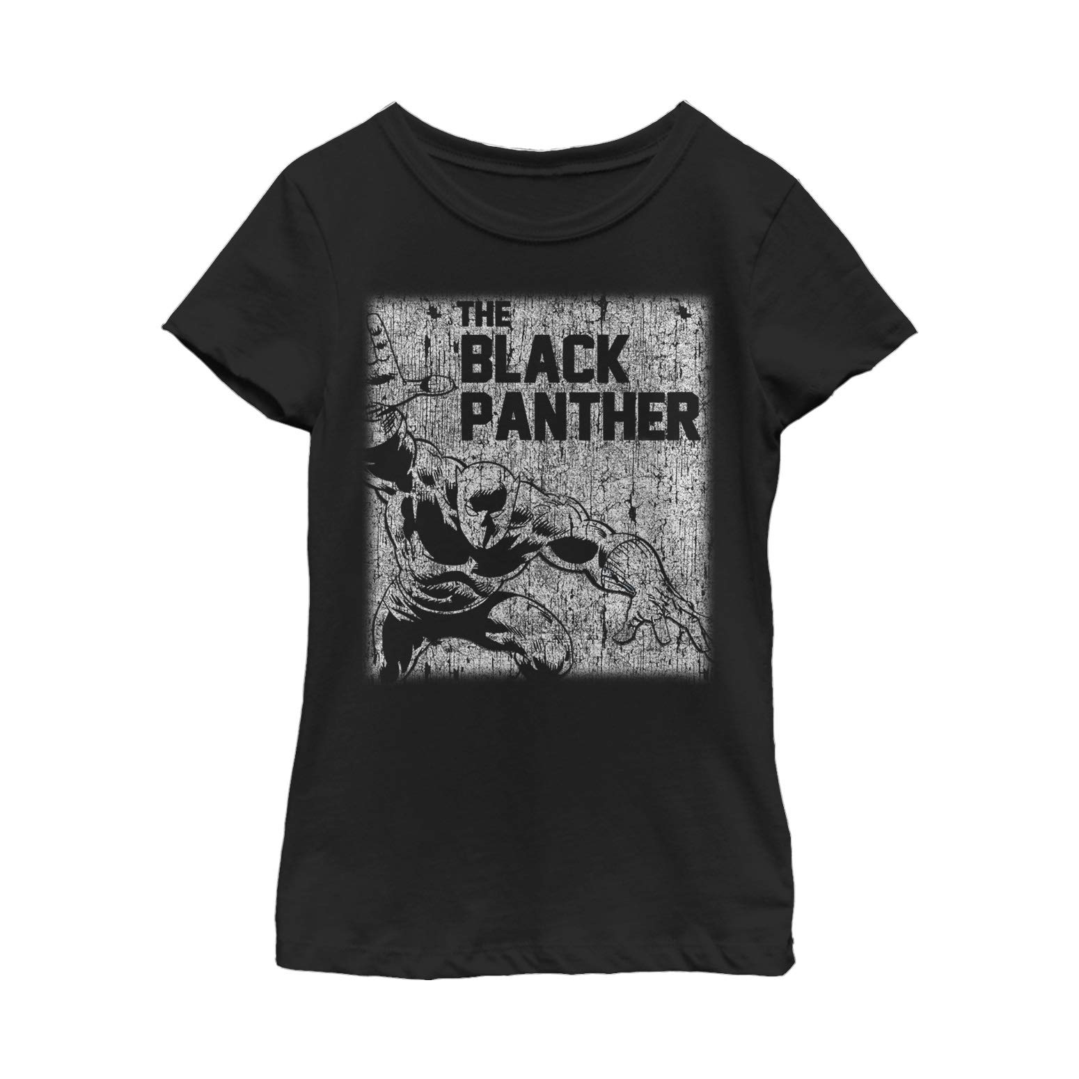 Marvel Black Panther Graphic T-Shirt for Girls - Superhero Cotton Tee for Kids & Teens | School, Cosplay & Casual Wear