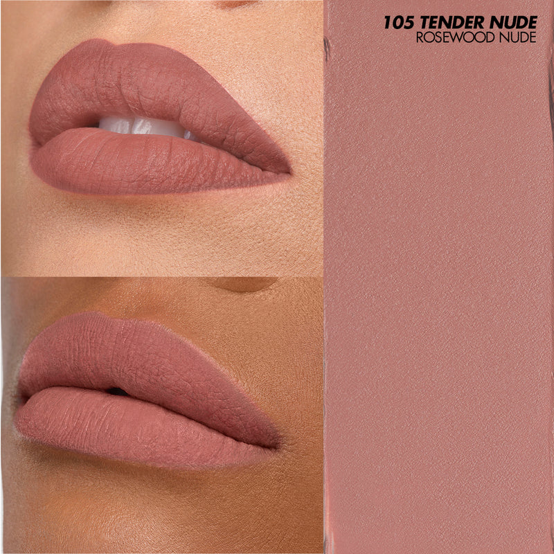 Rouge Artist Velvet Nude Lipstick - Tender Nude 105 | Long-Lasting Matte Finish | Perfect for Everyday Wear & Special Occasions