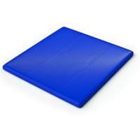 Whitney Brothers Blue Toddler Playhouse Cube Floor Mat - Non-Slip, Washable Play Mat for Kids' Indoor & Outdoor Activities - Perfect for Playrooms, Daycares, and Backyard Fun
