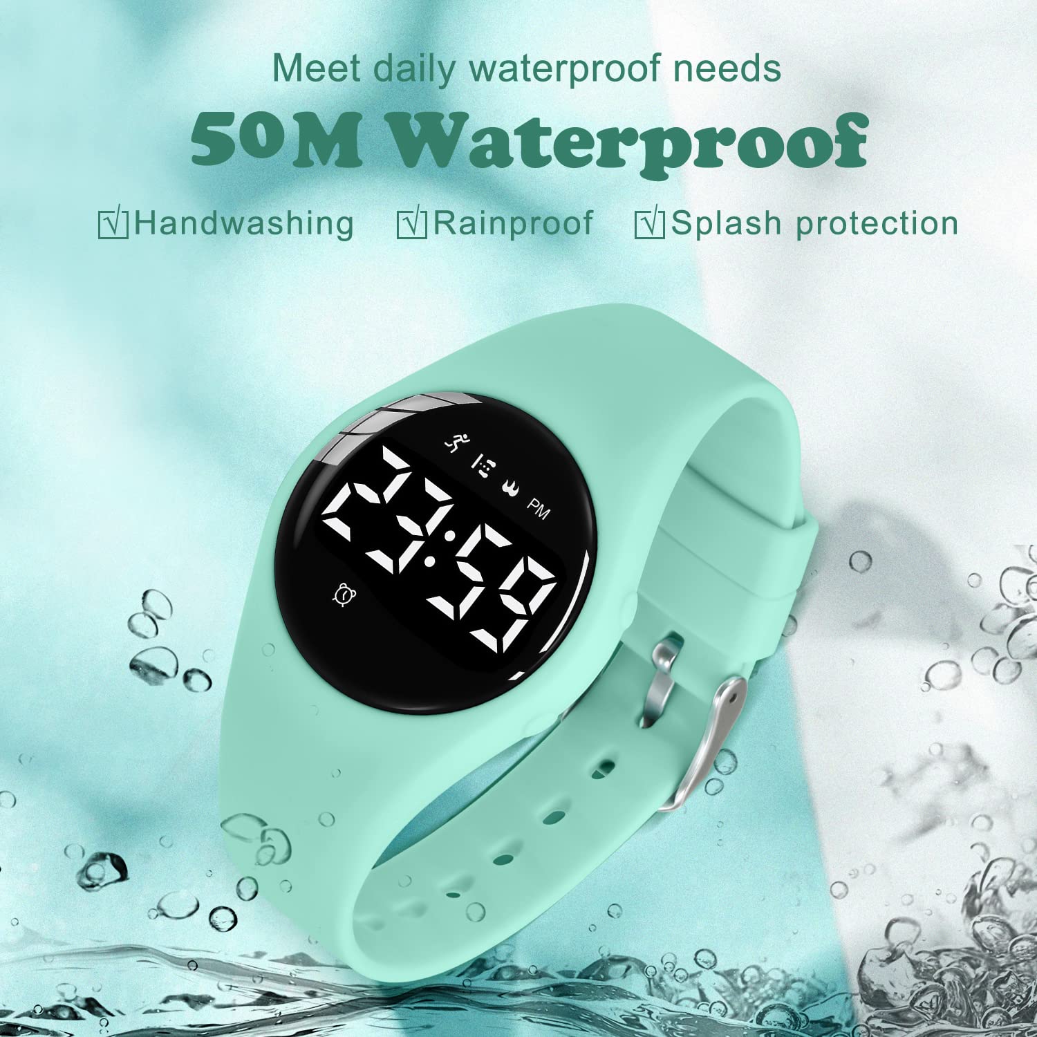NN BEN NEVIS Kids Digital Sports Watch with Fitness Tracker - Waterproof Boys & Girls Watch with Alarm, Stopwatch for Ages 5-12 - Perfect for School, Outdoor Play & Sports Activities